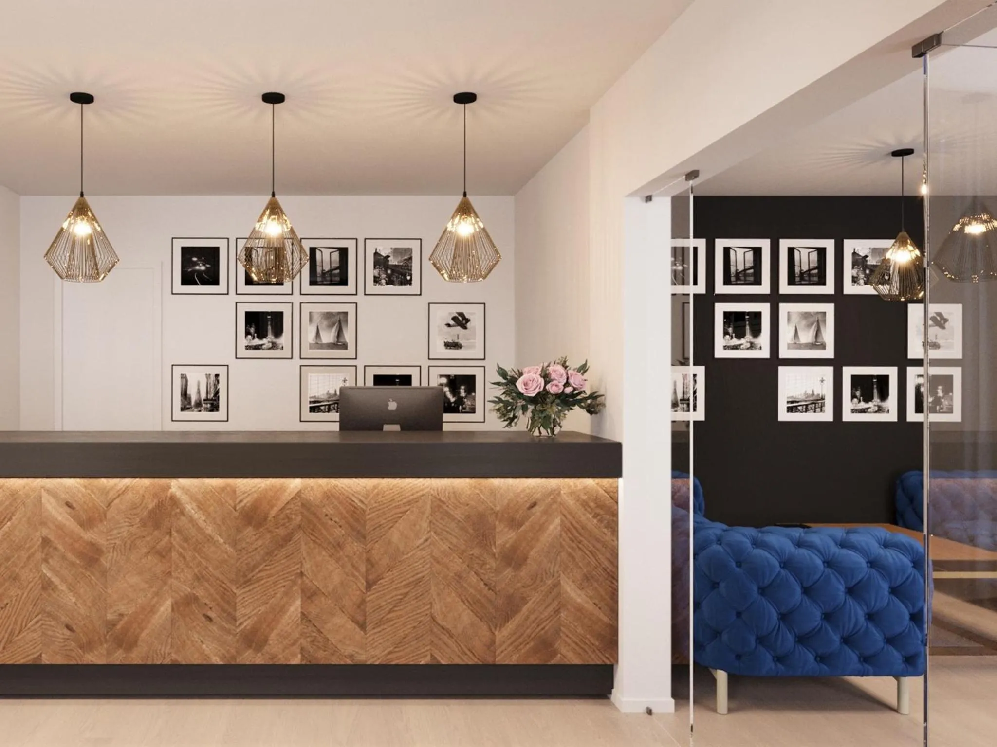 Lobby or reception in Soibelmanns Hotel Weimar