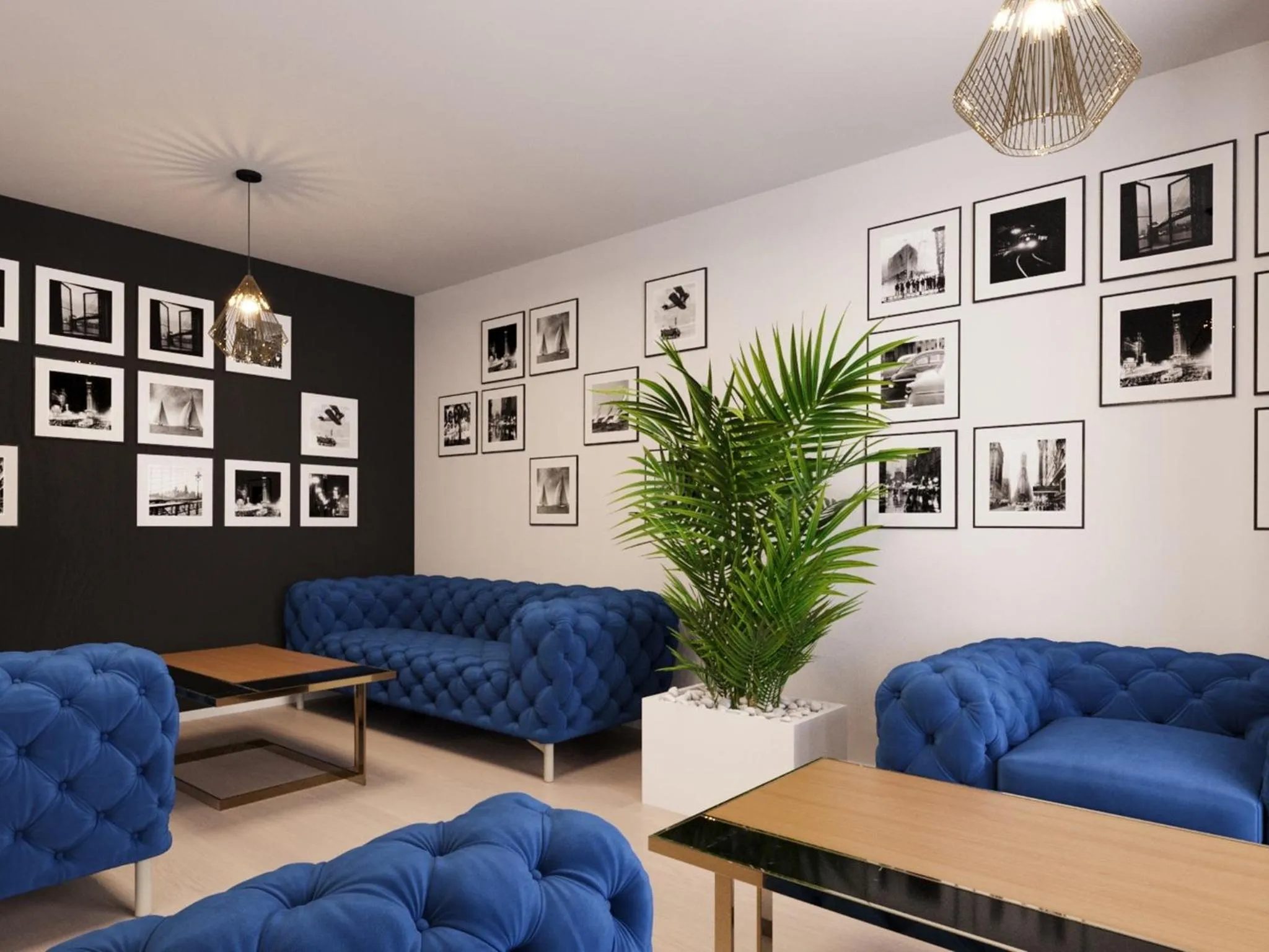 Lobby or reception in Soibelmanns Hotel Weimar