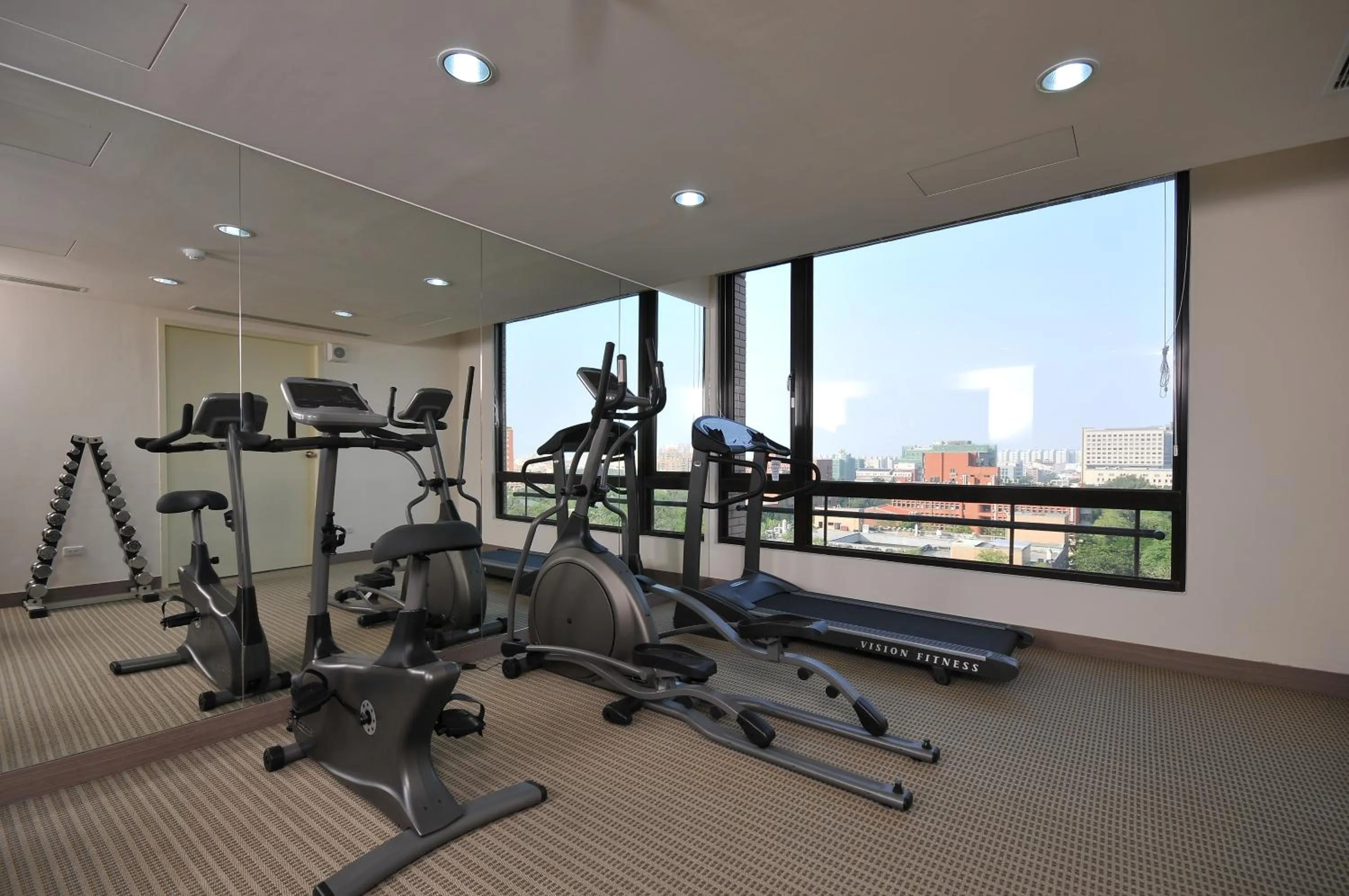 Fitness centre/facilities in Academy Hotel
