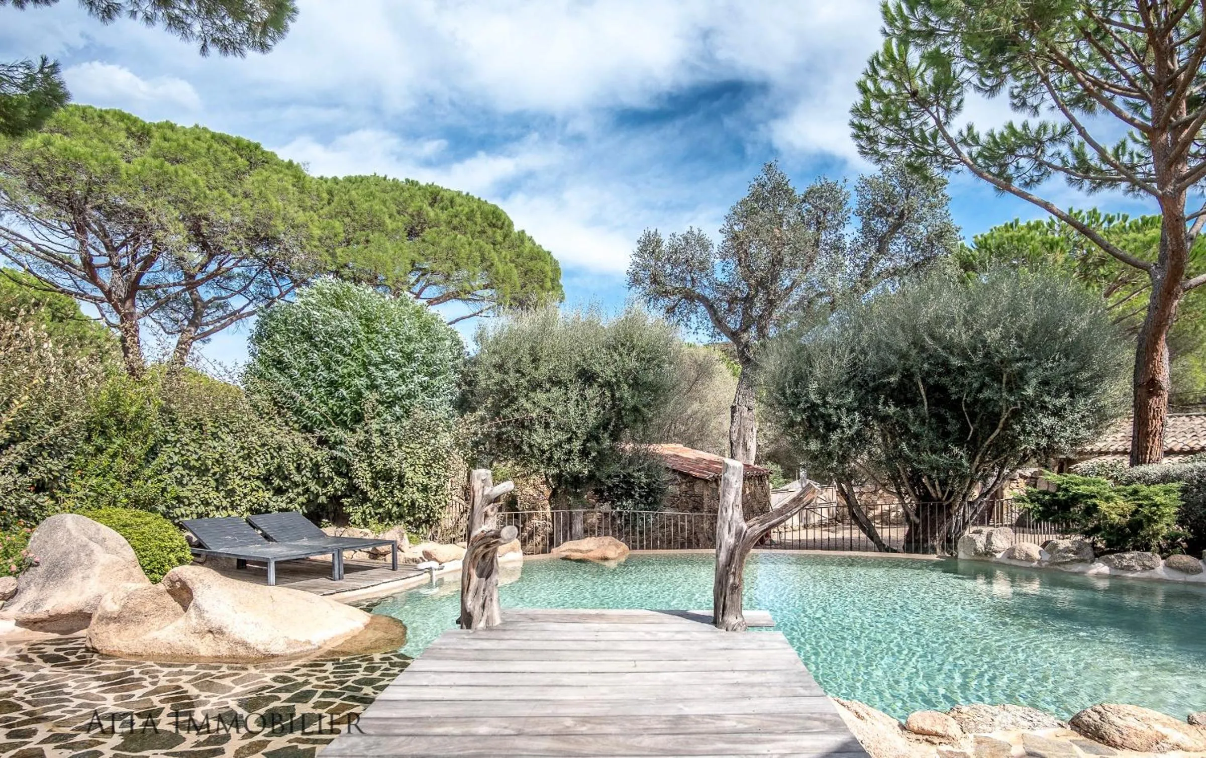 Pool view in Villa Serenita Pallombaggia