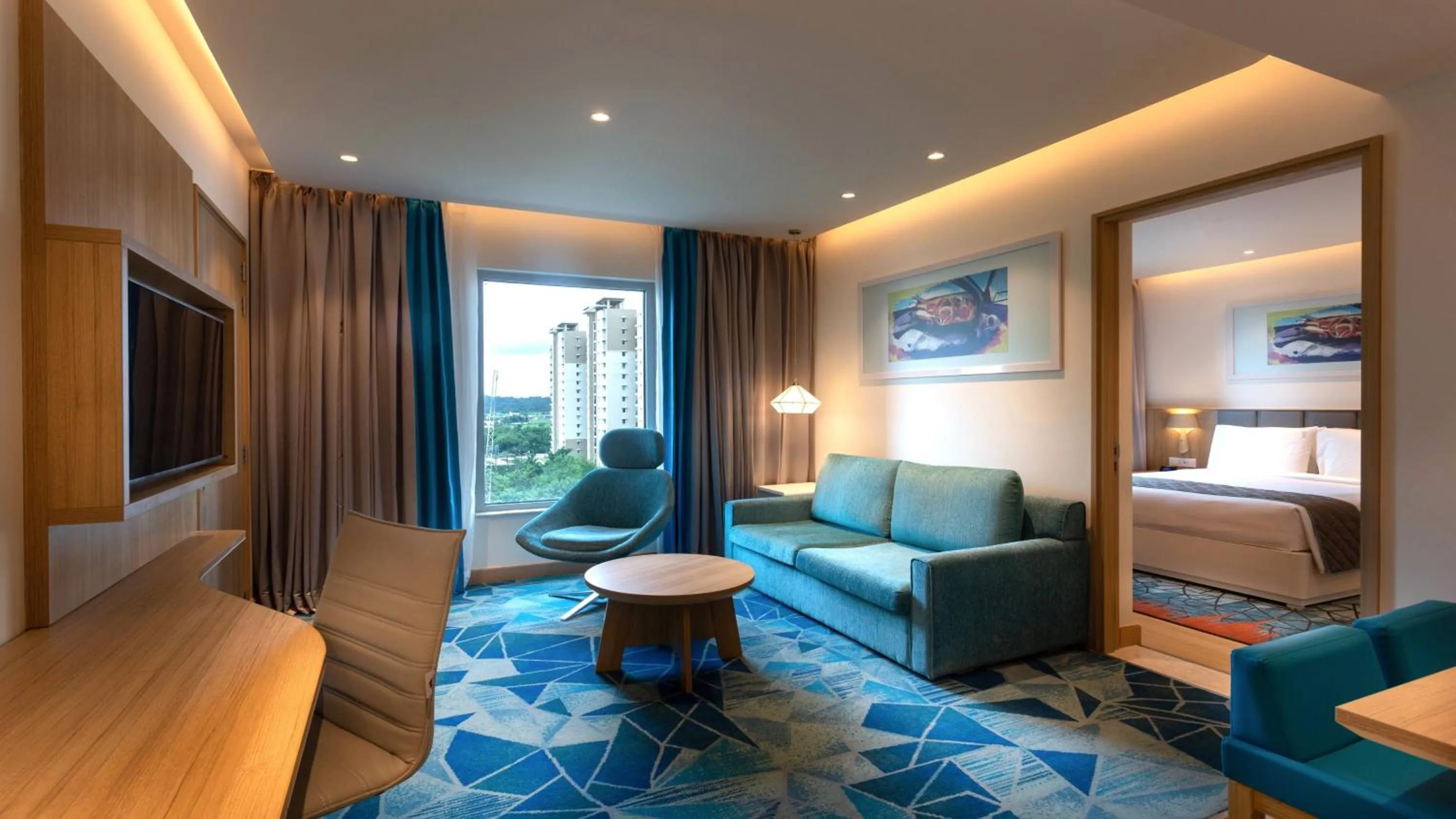 Photo of the whole room, Bed in Holiday Inn Express & Suites Bengaluru Old Madras Road by IHG