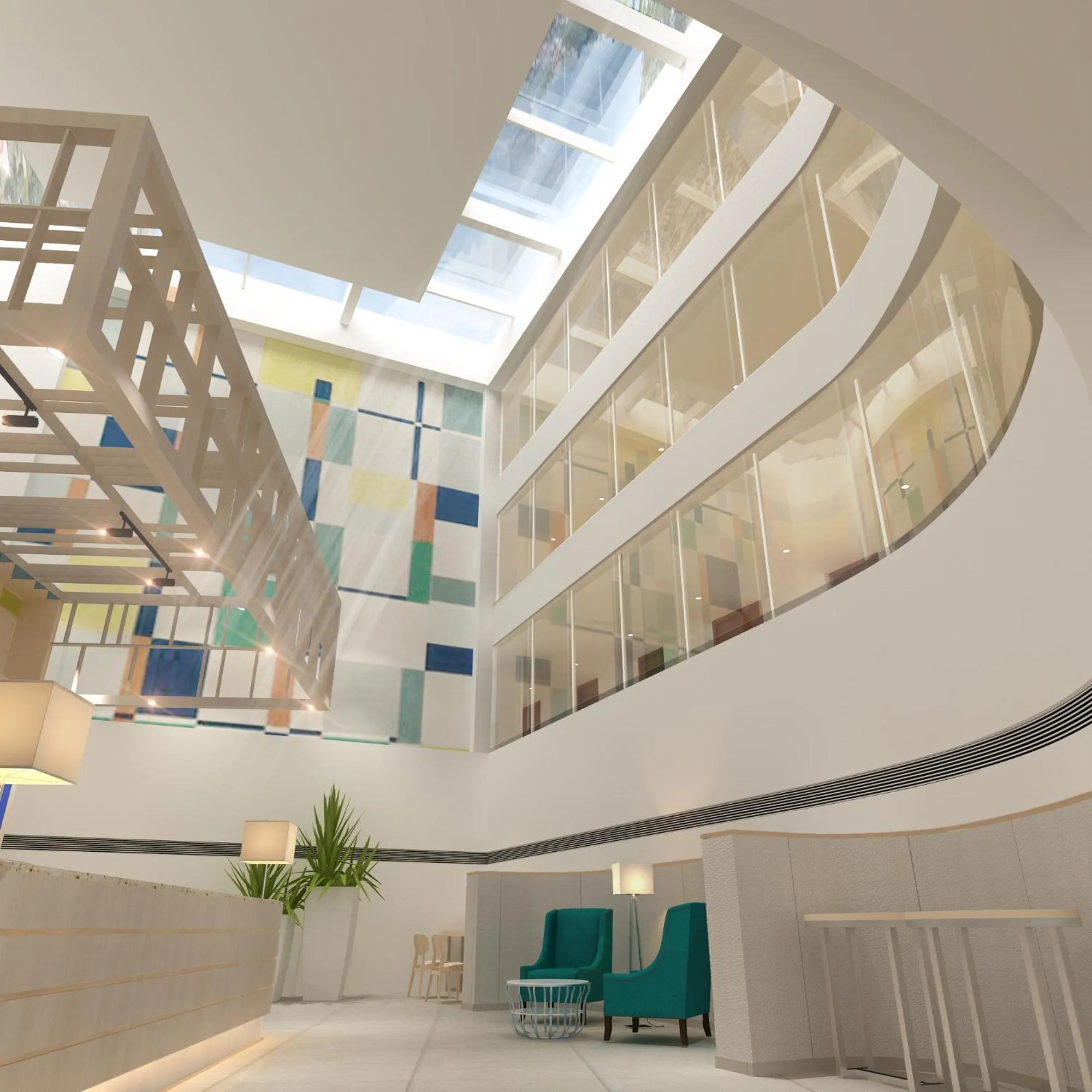 Lobby or reception in Holiday Inn Express & Suites Bengaluru Old Madras Road by IHG