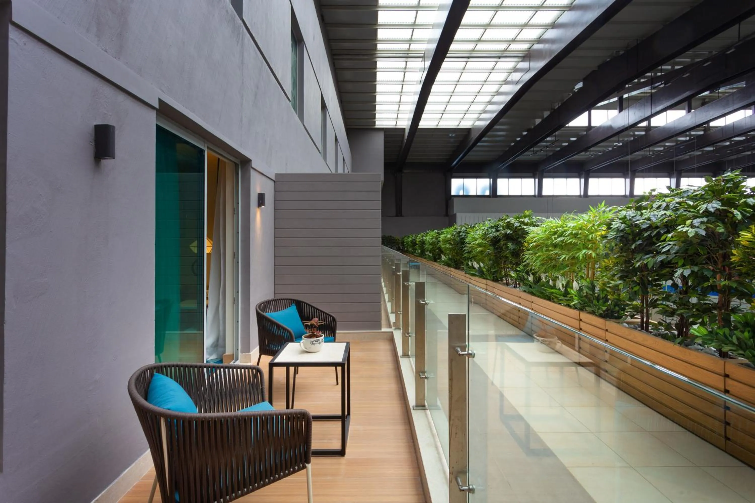 Balcony/Terrace in Holiday Inn Express & Suites Bengaluru Old Madras Road by IHG