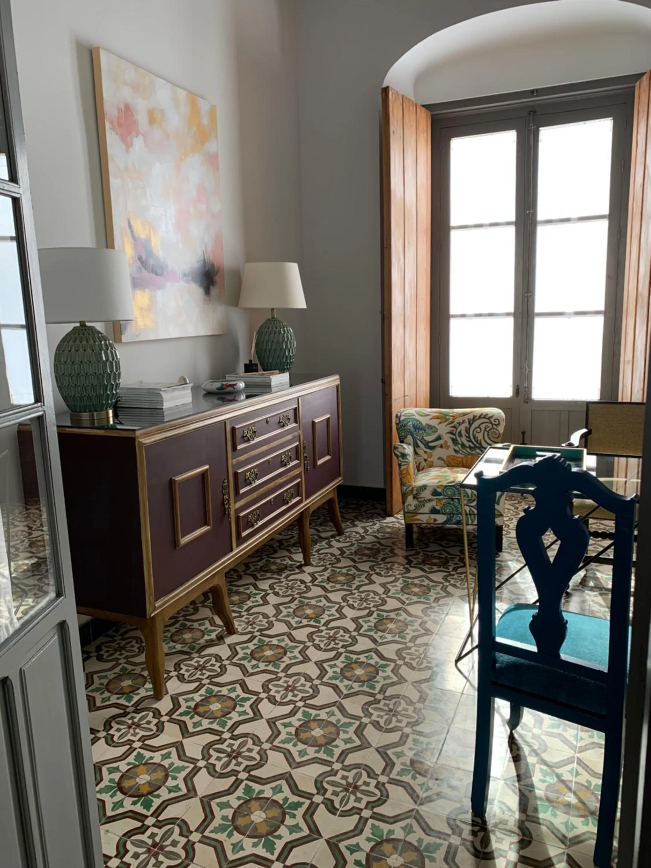 Lobby or reception in Hospederia Santa Clara