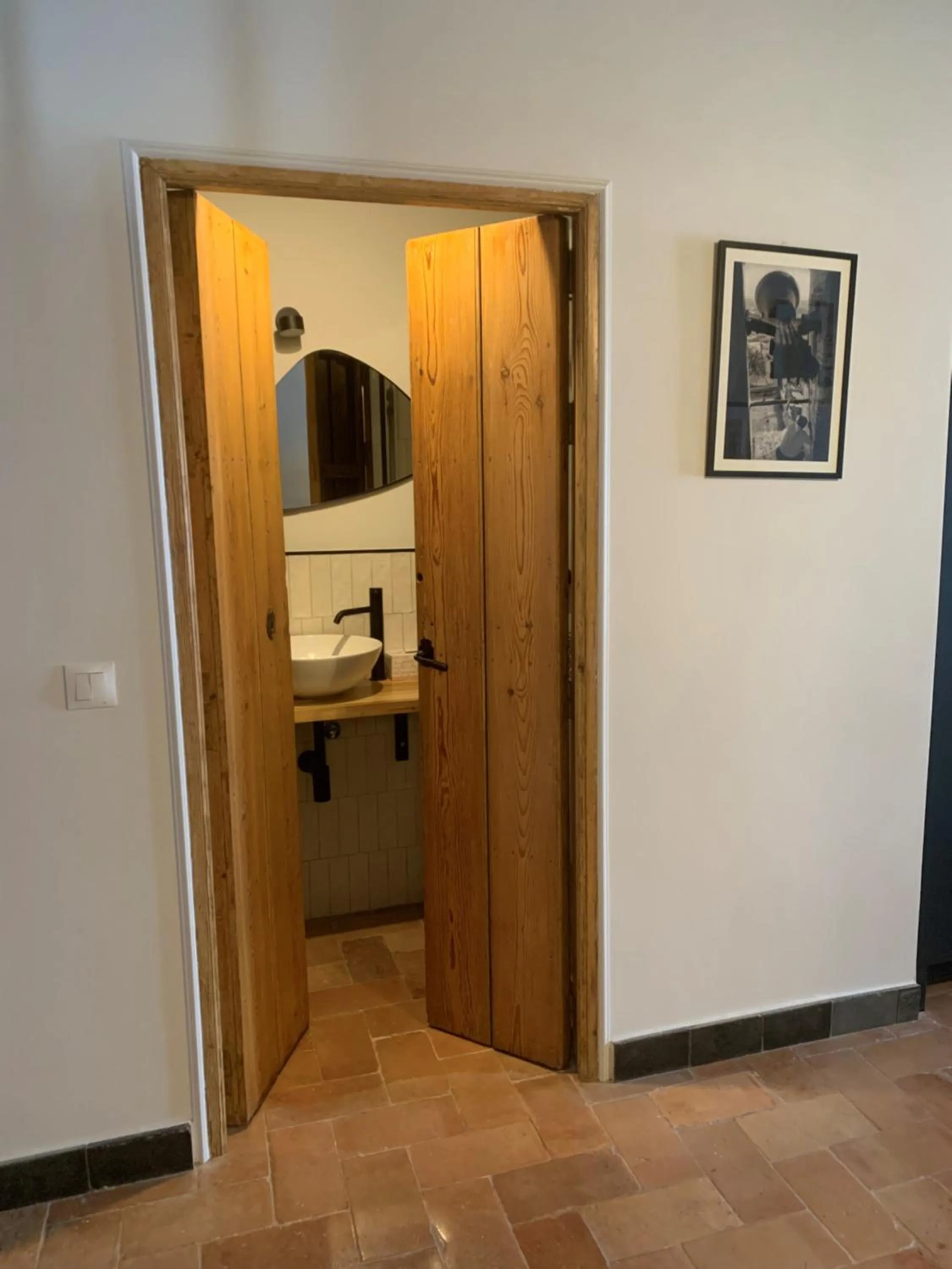 Bathroom in Hospederia Santa Clara