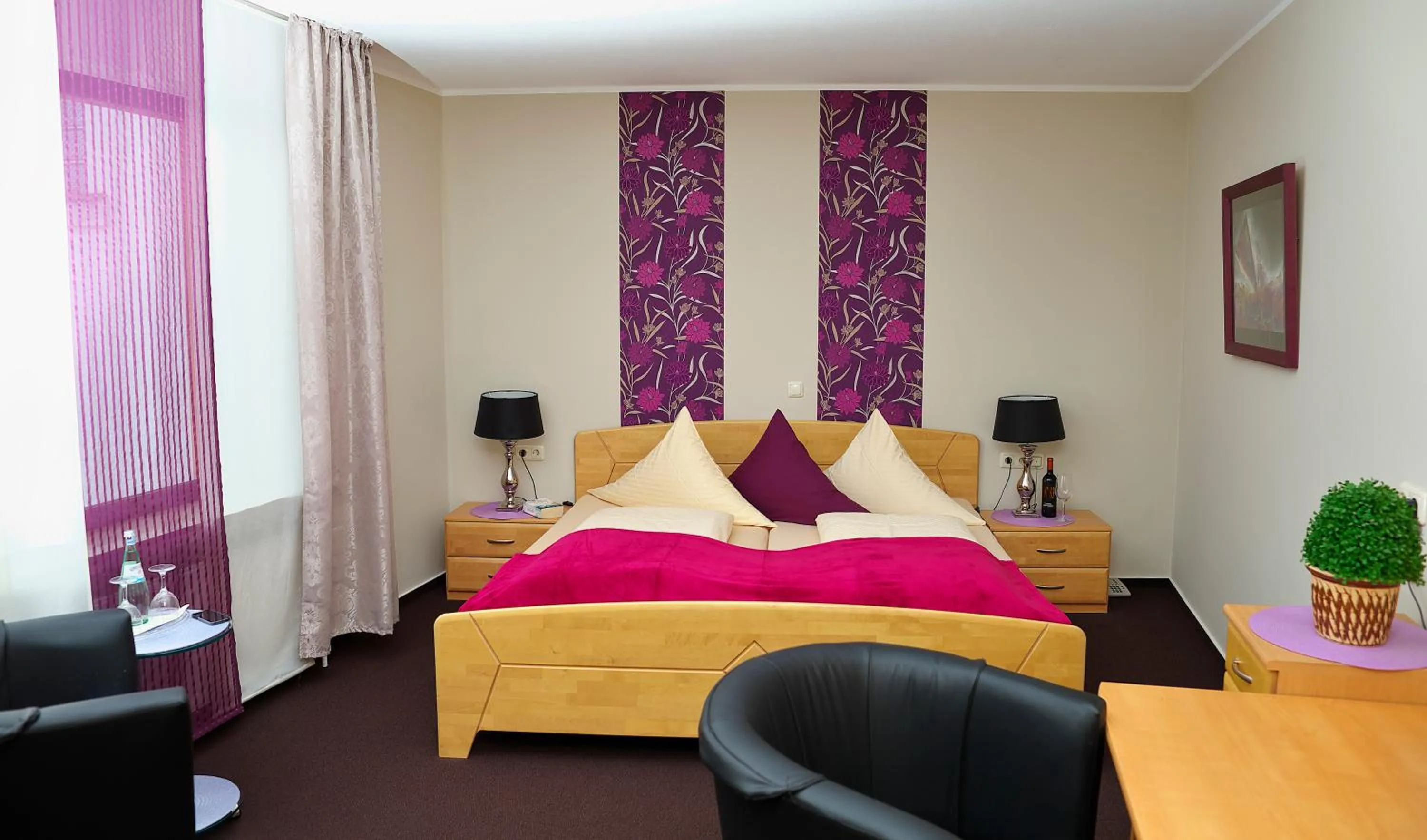 Photo of the whole room, Bed in Hotel Rosenflora