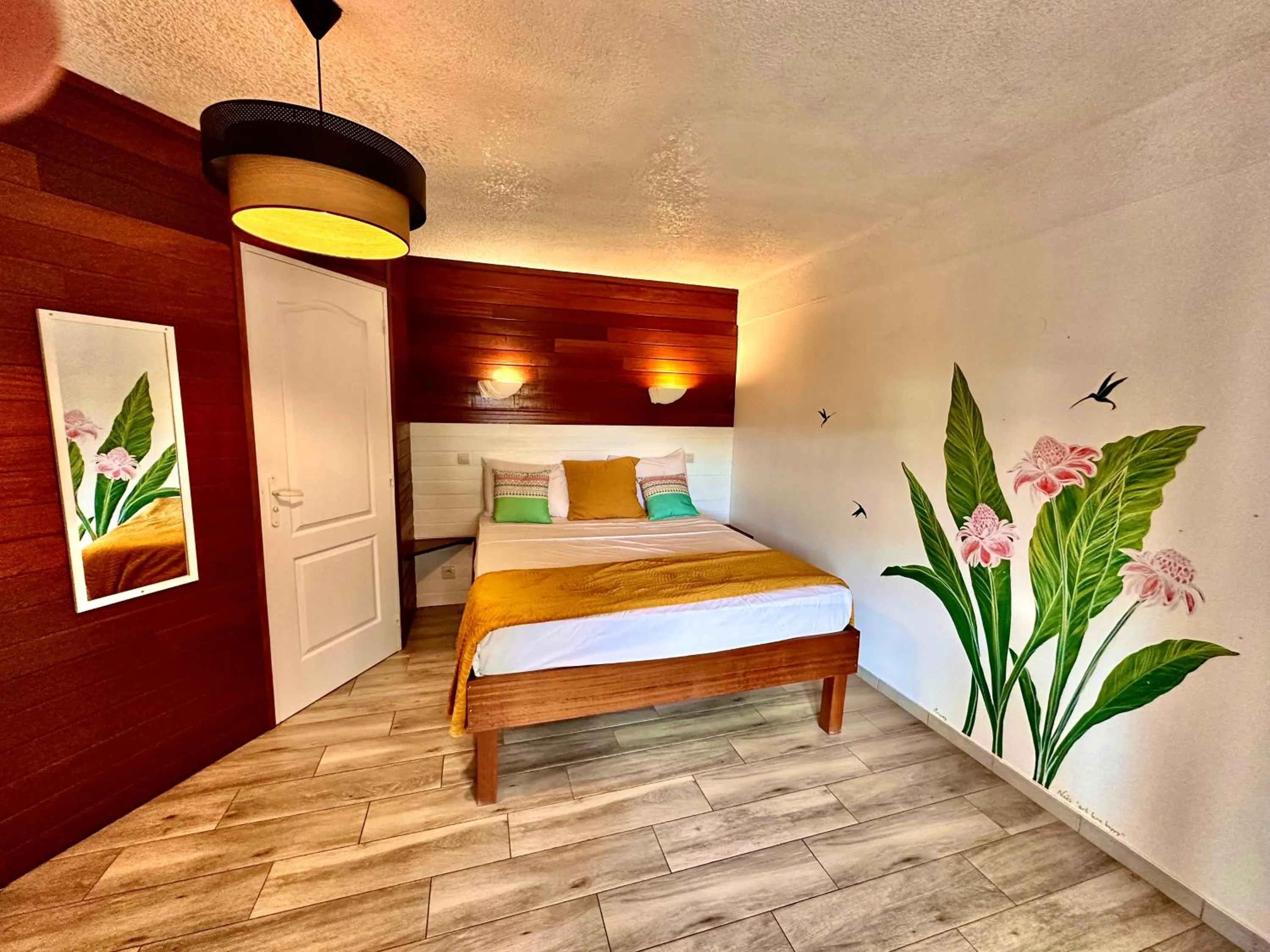 Bed in Hôtel Résidence Océane