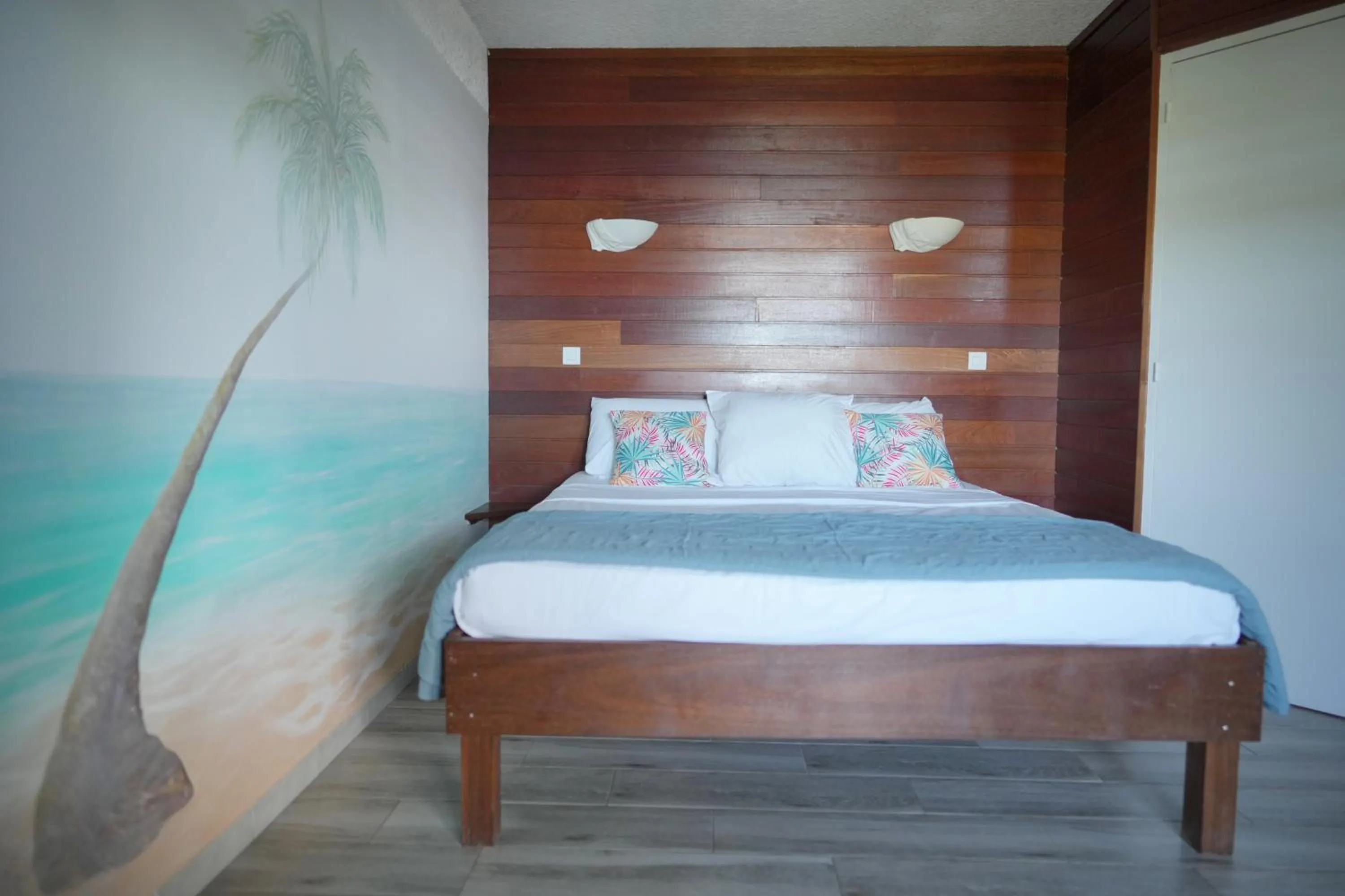 Bed in Hôtel Résidence Océane