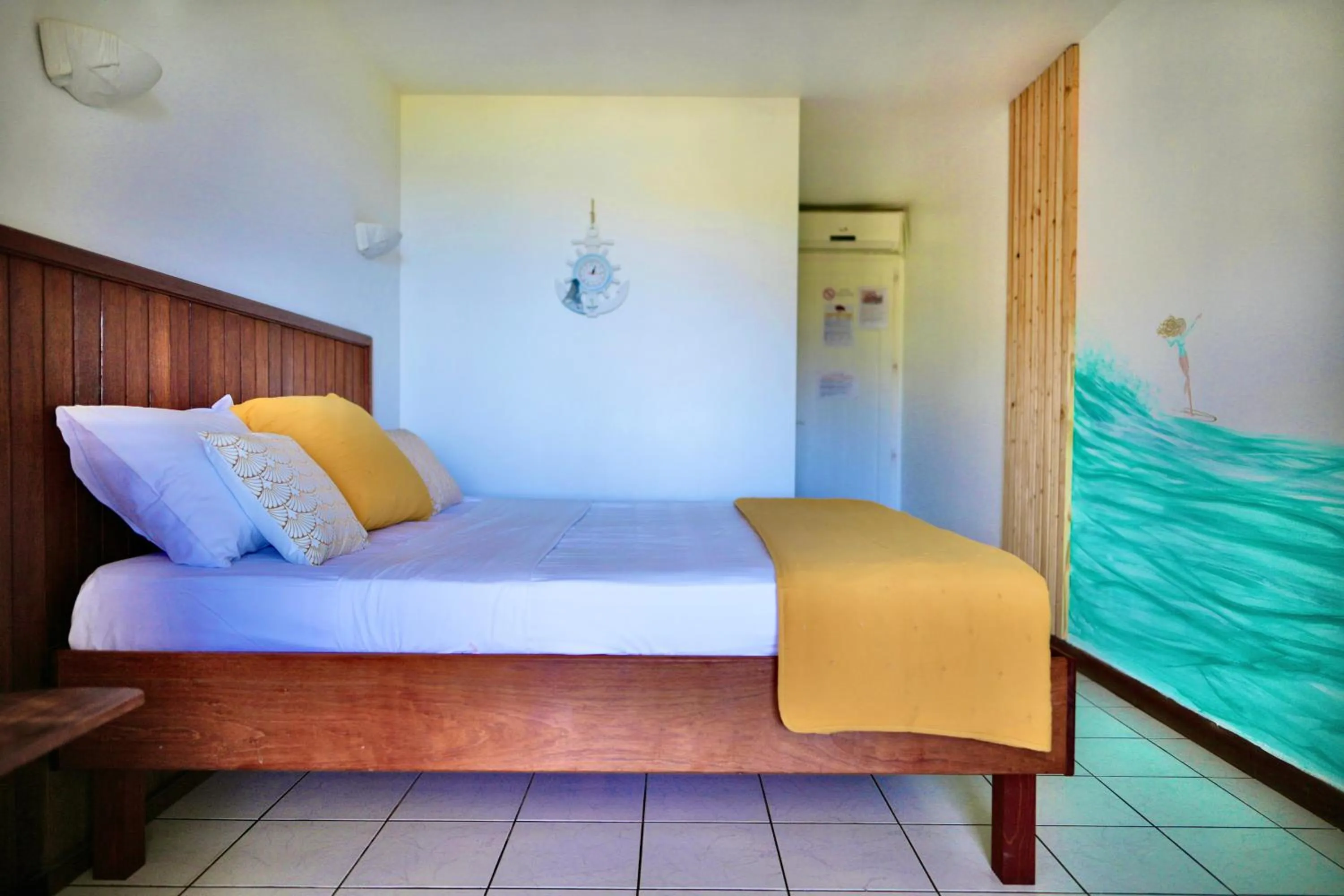 Bed in Hôtel Résidence Océane