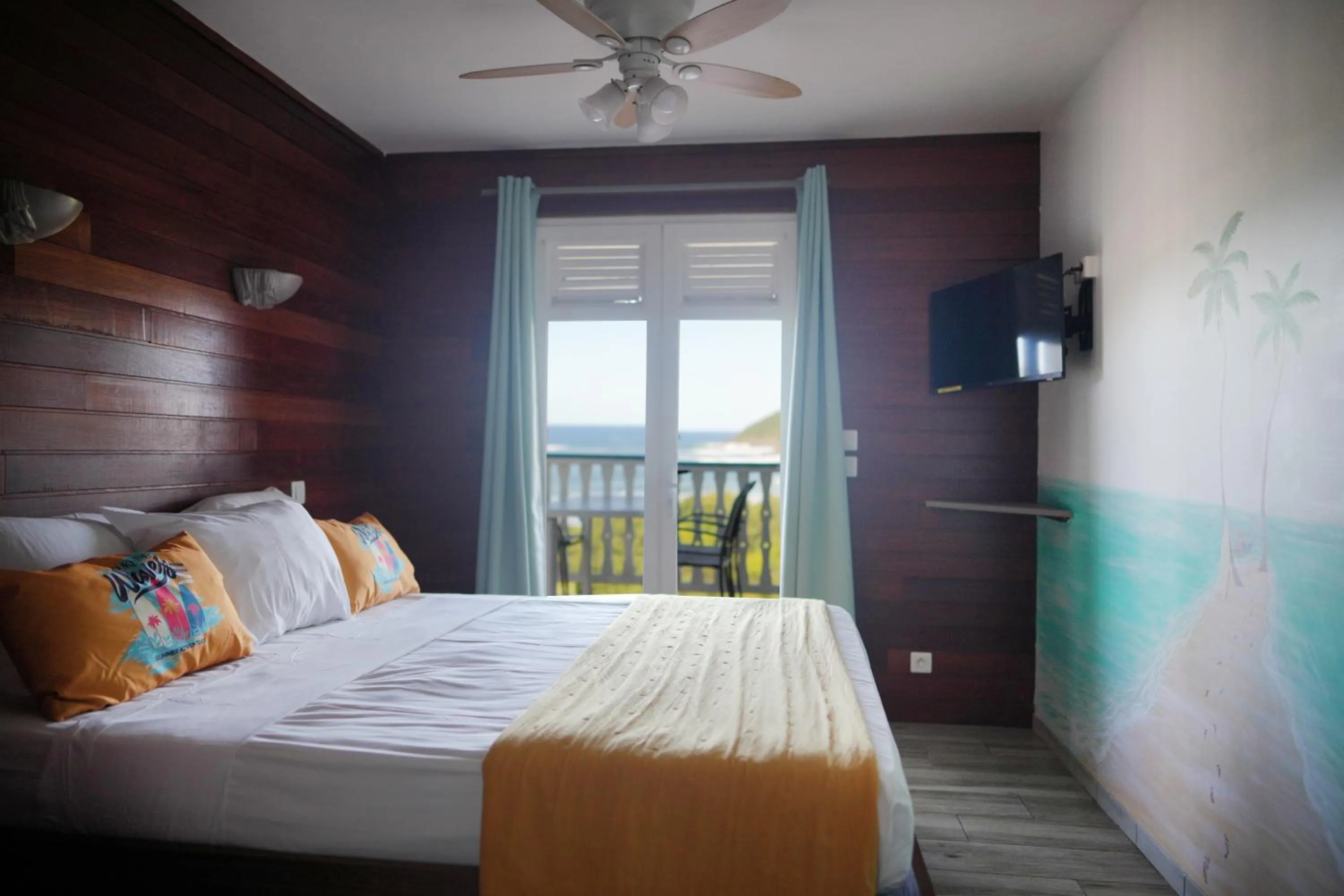 Bed in Hôtel Résidence Océane