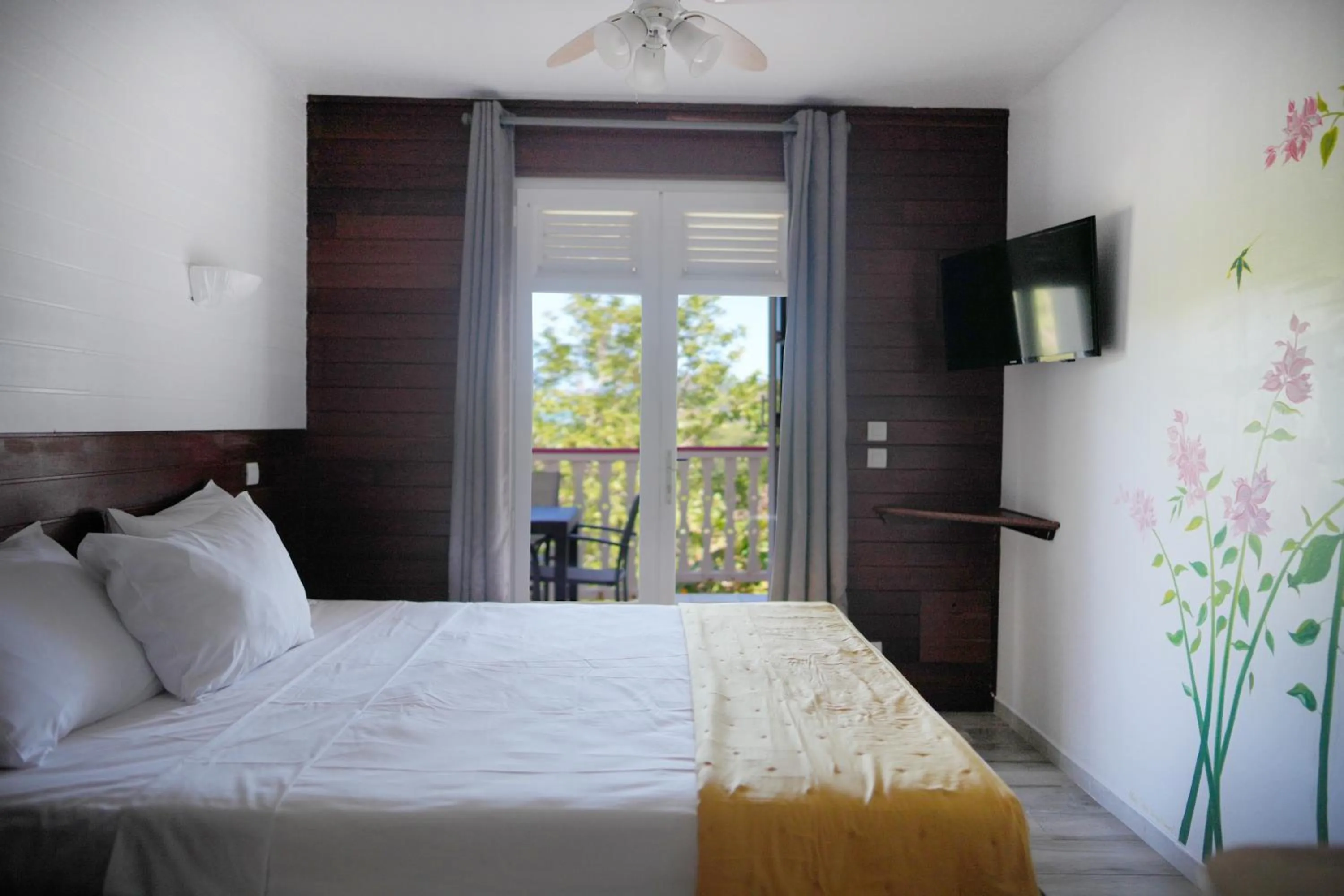 Bed in Hôtel Résidence Océane