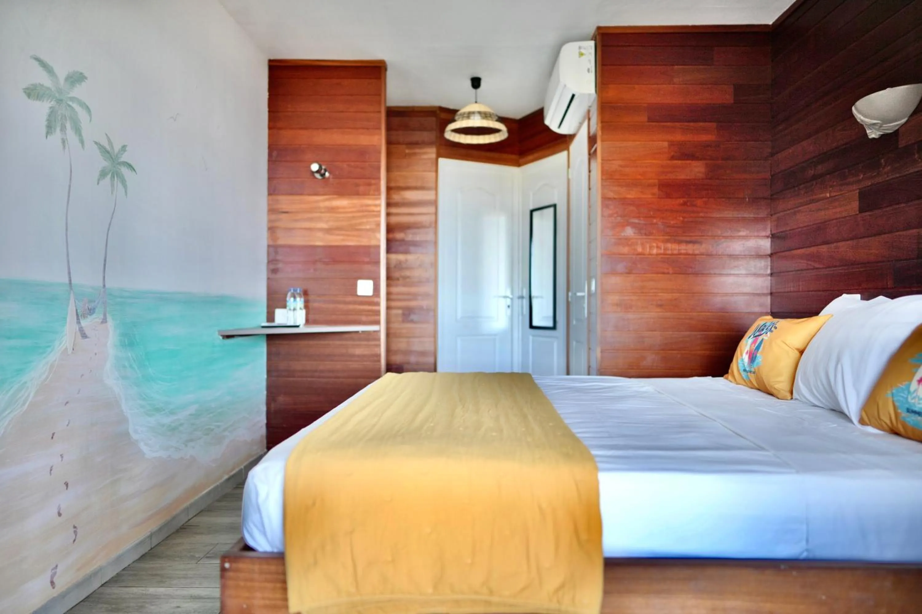 Bed in Hôtel Résidence Océane