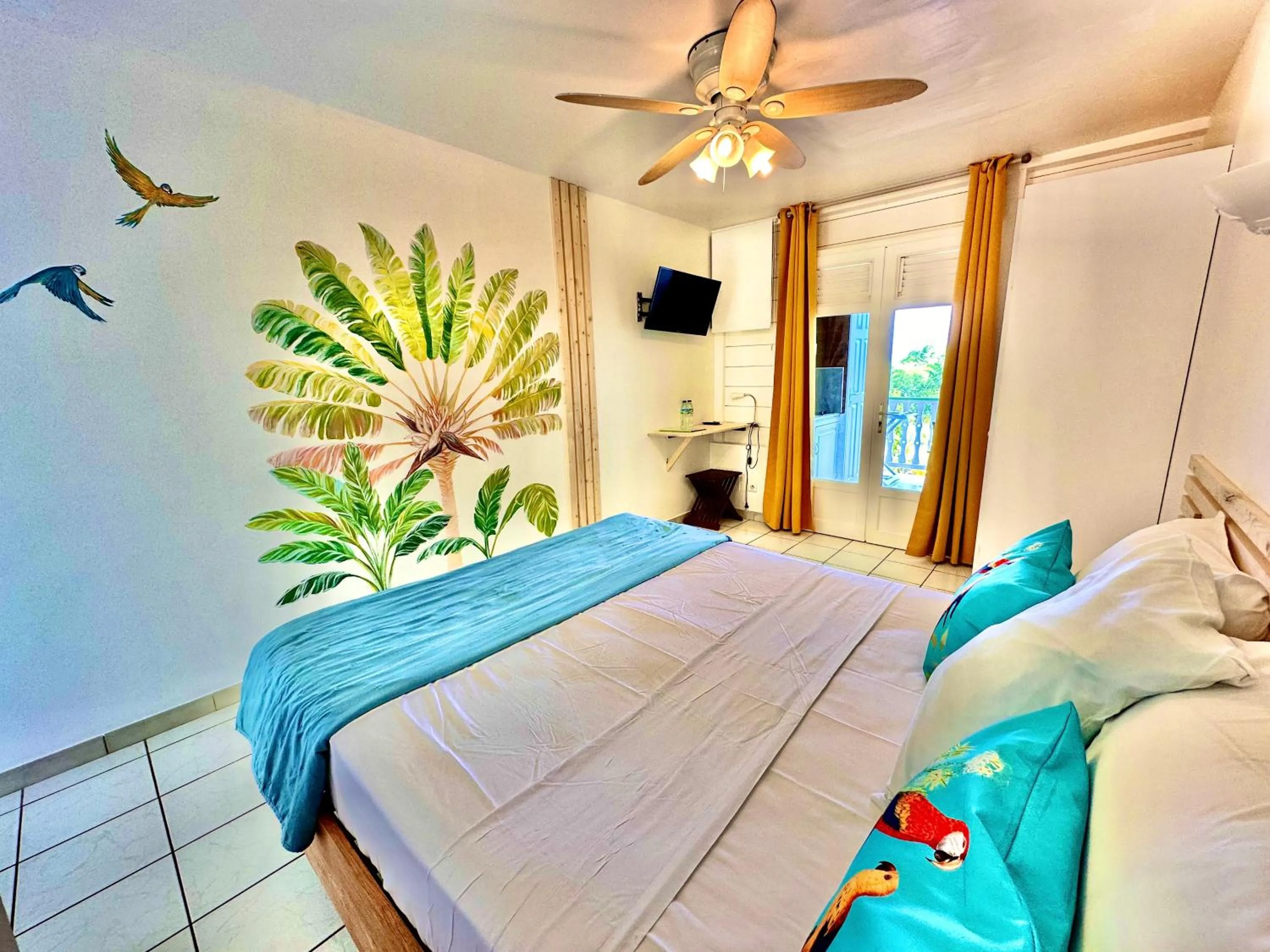 Bed in Hôtel Résidence Océane