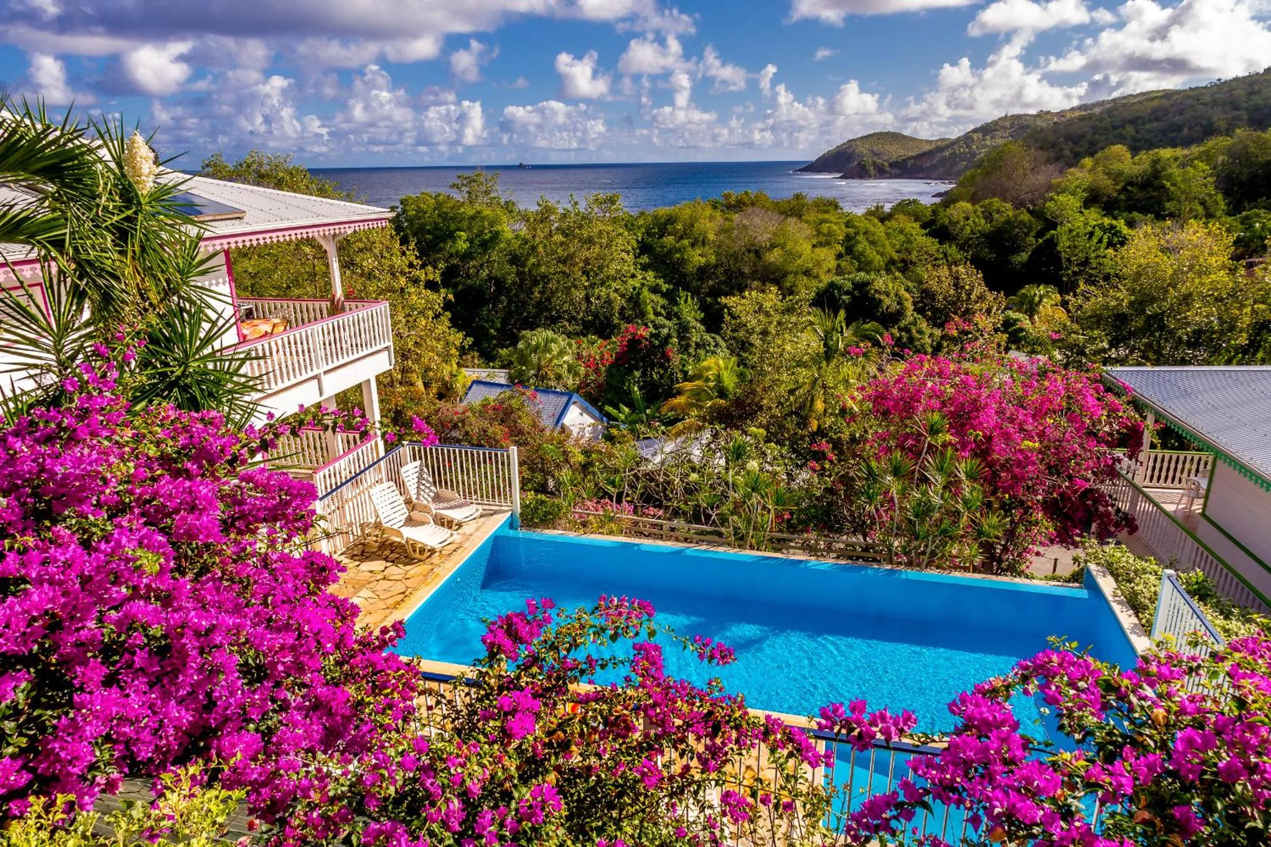 Patio in Hôtel Résidence Océane