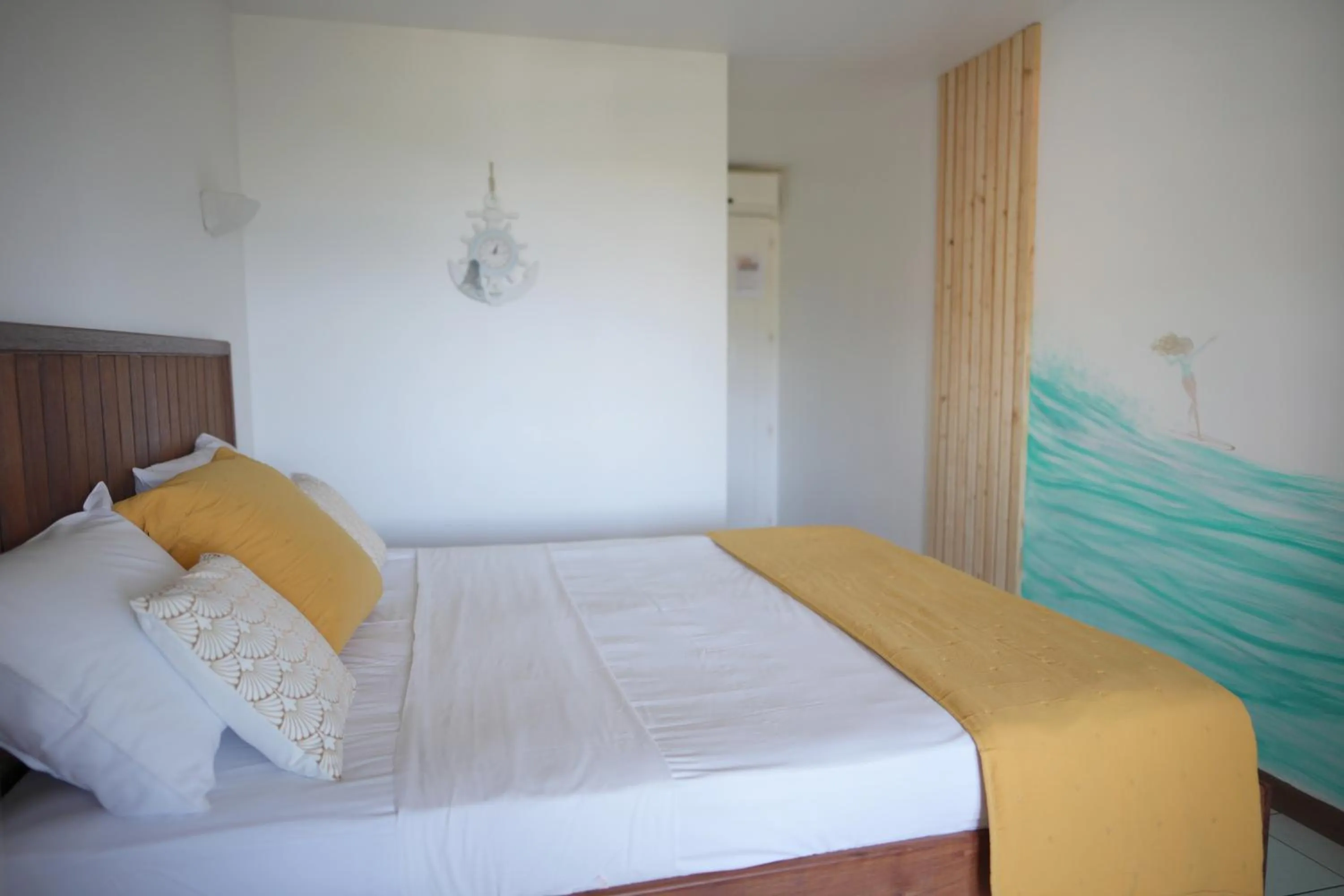 Bed in Hôtel Résidence Océane