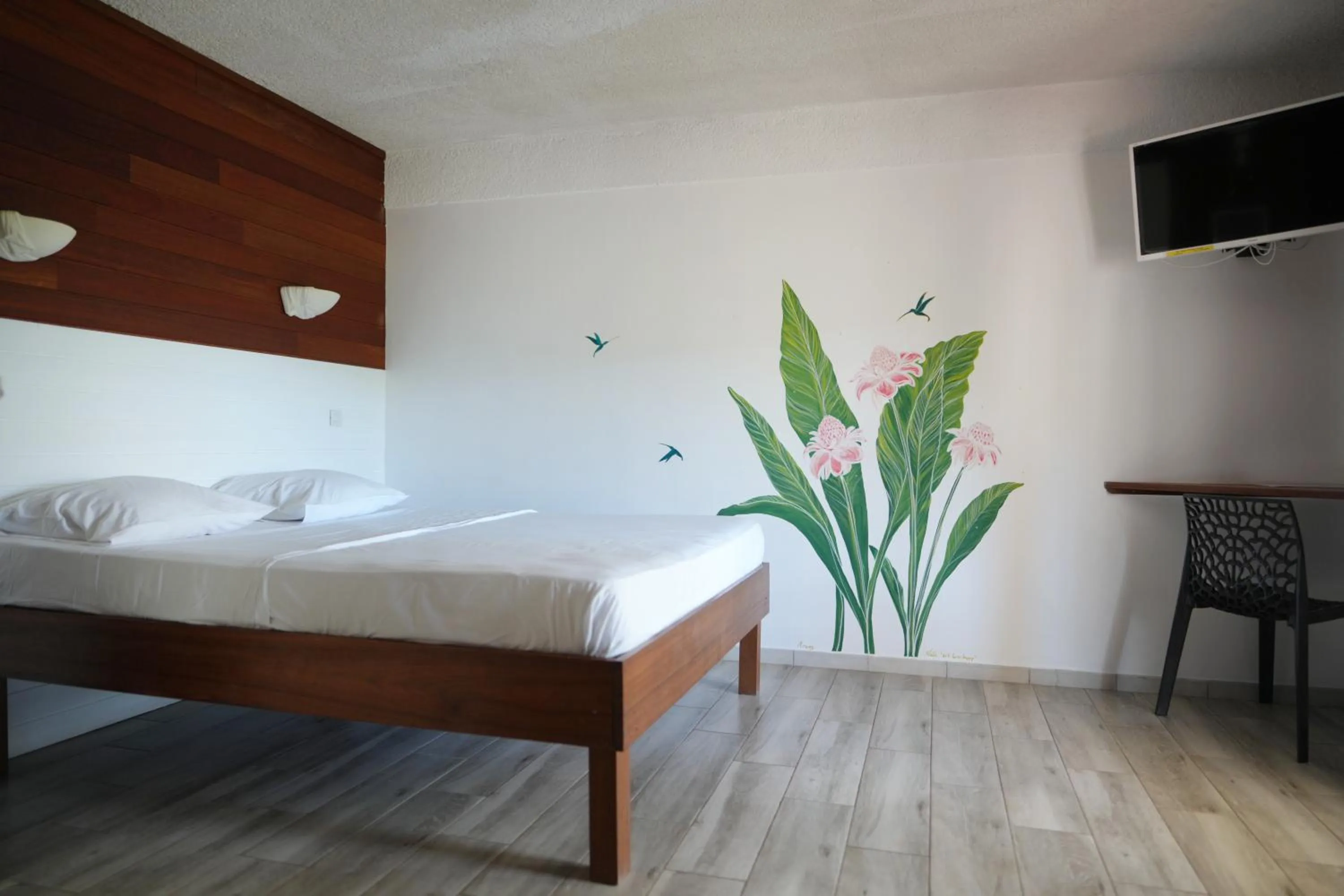 Bed in Hôtel Résidence Océane