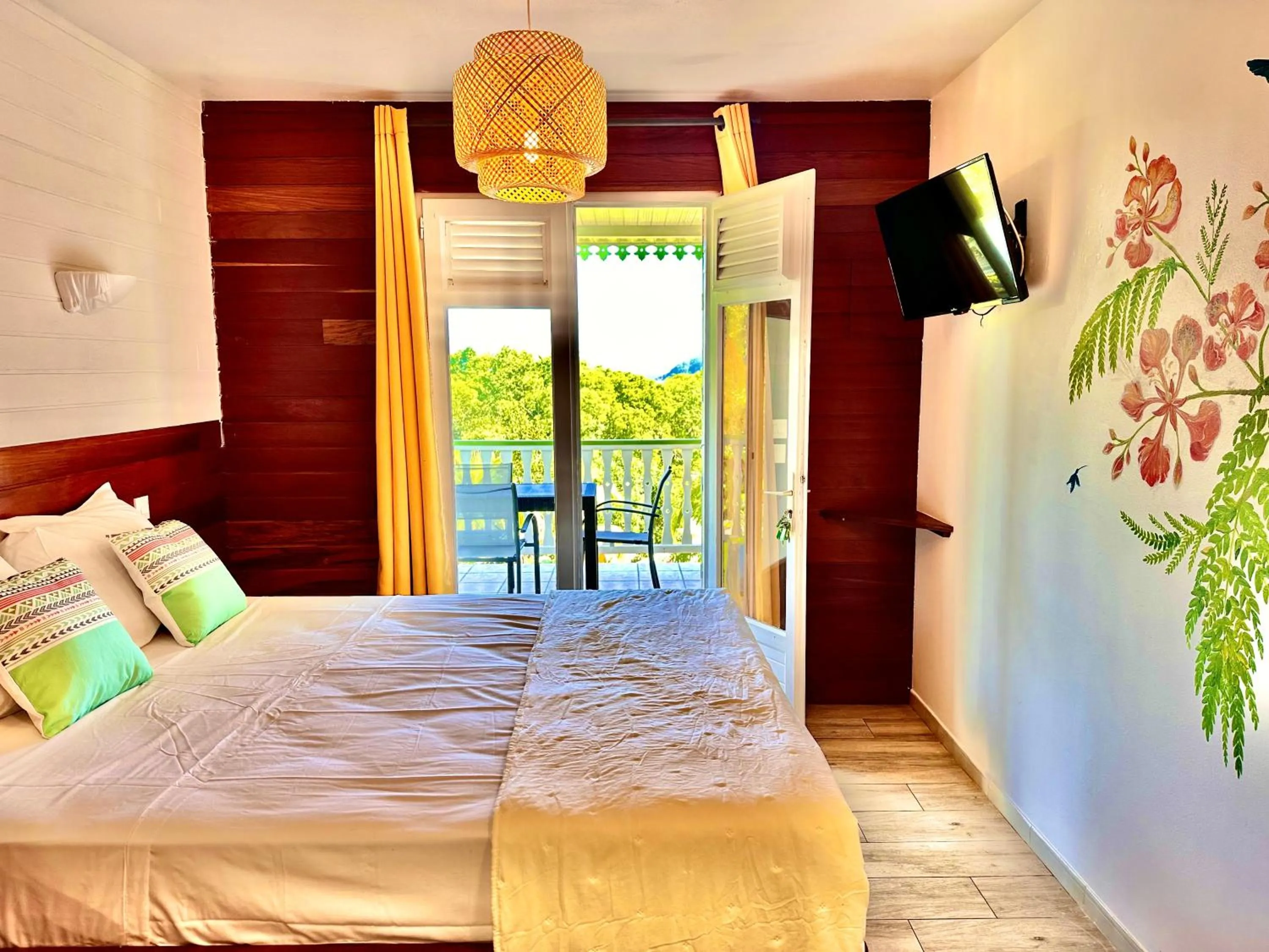 Bed in Hôtel Résidence Océane