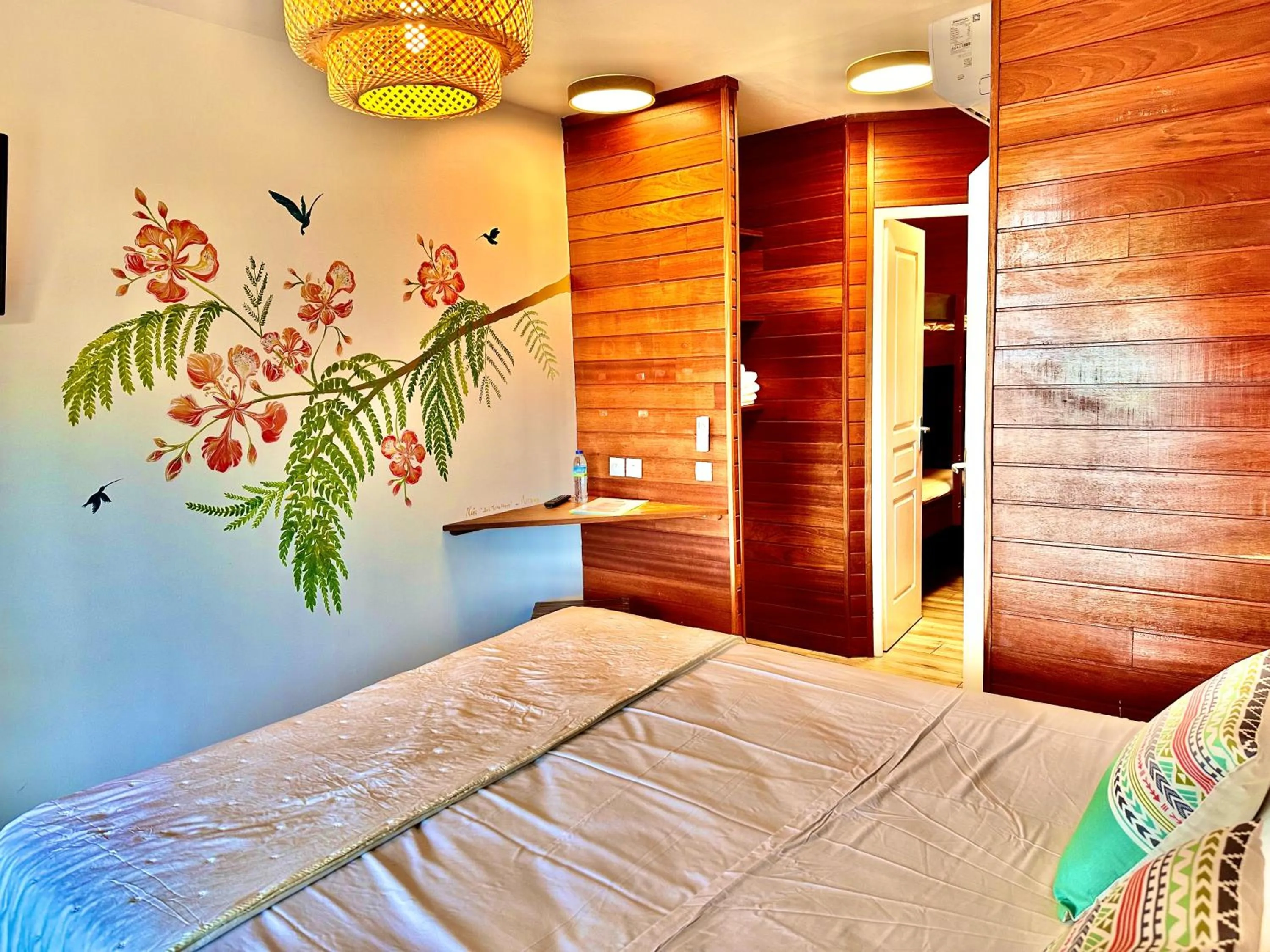 Bed in Hôtel Résidence Océane