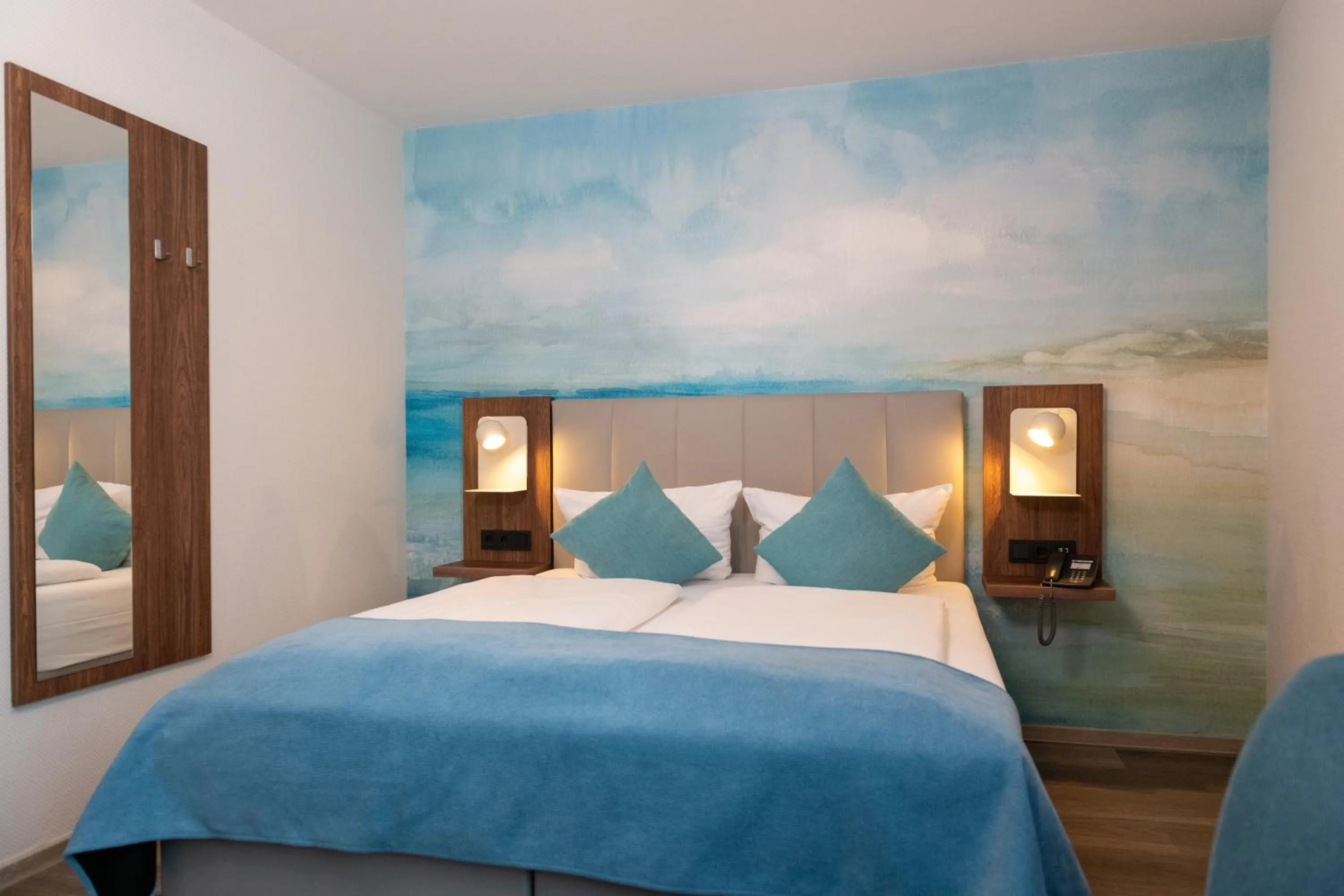 Bedroom, Bed in Art Hotel Aachen