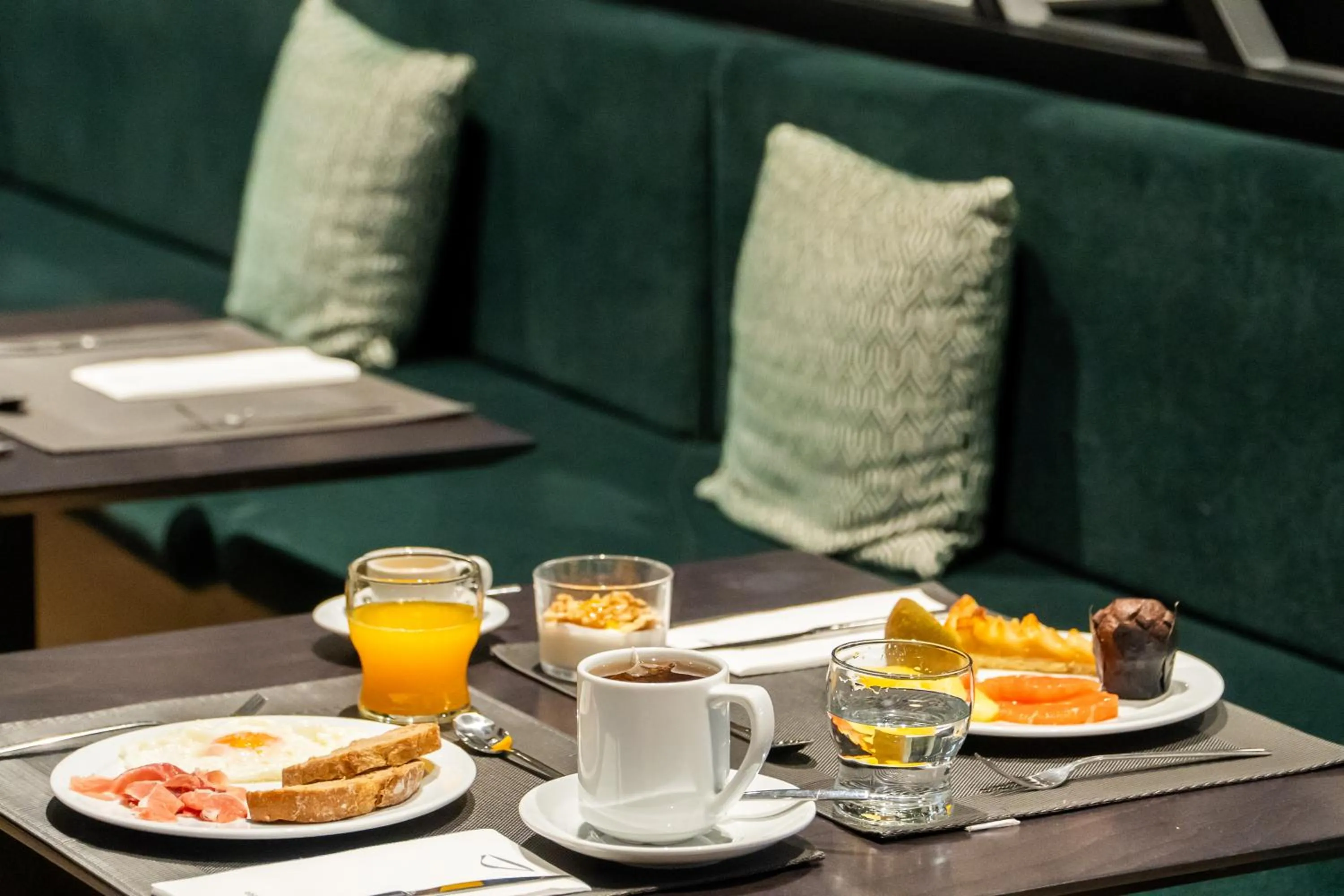 Buffet breakfast in Abba San Sebastián Hotel