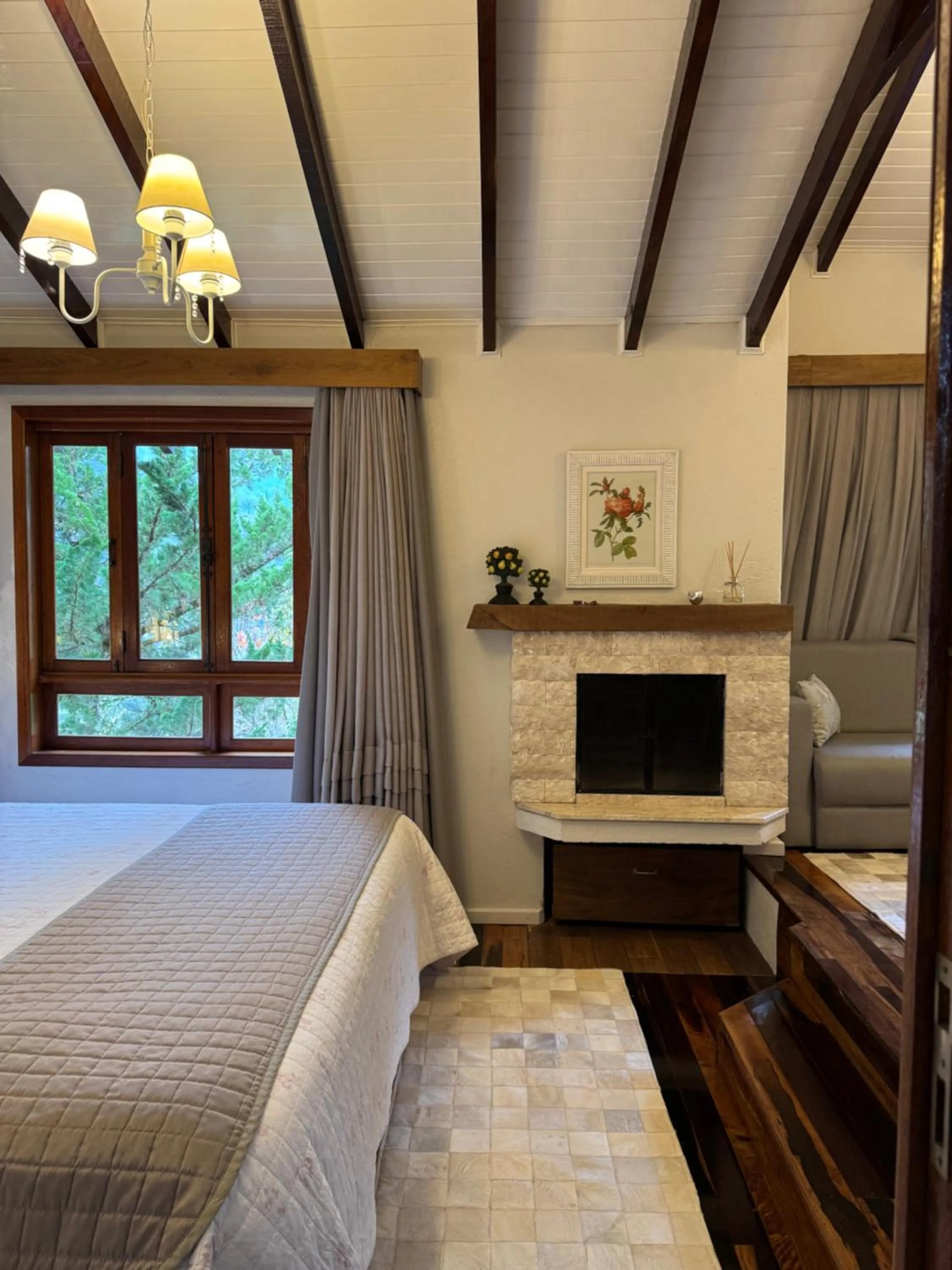 Bed in Serra Bela Eco Pousada