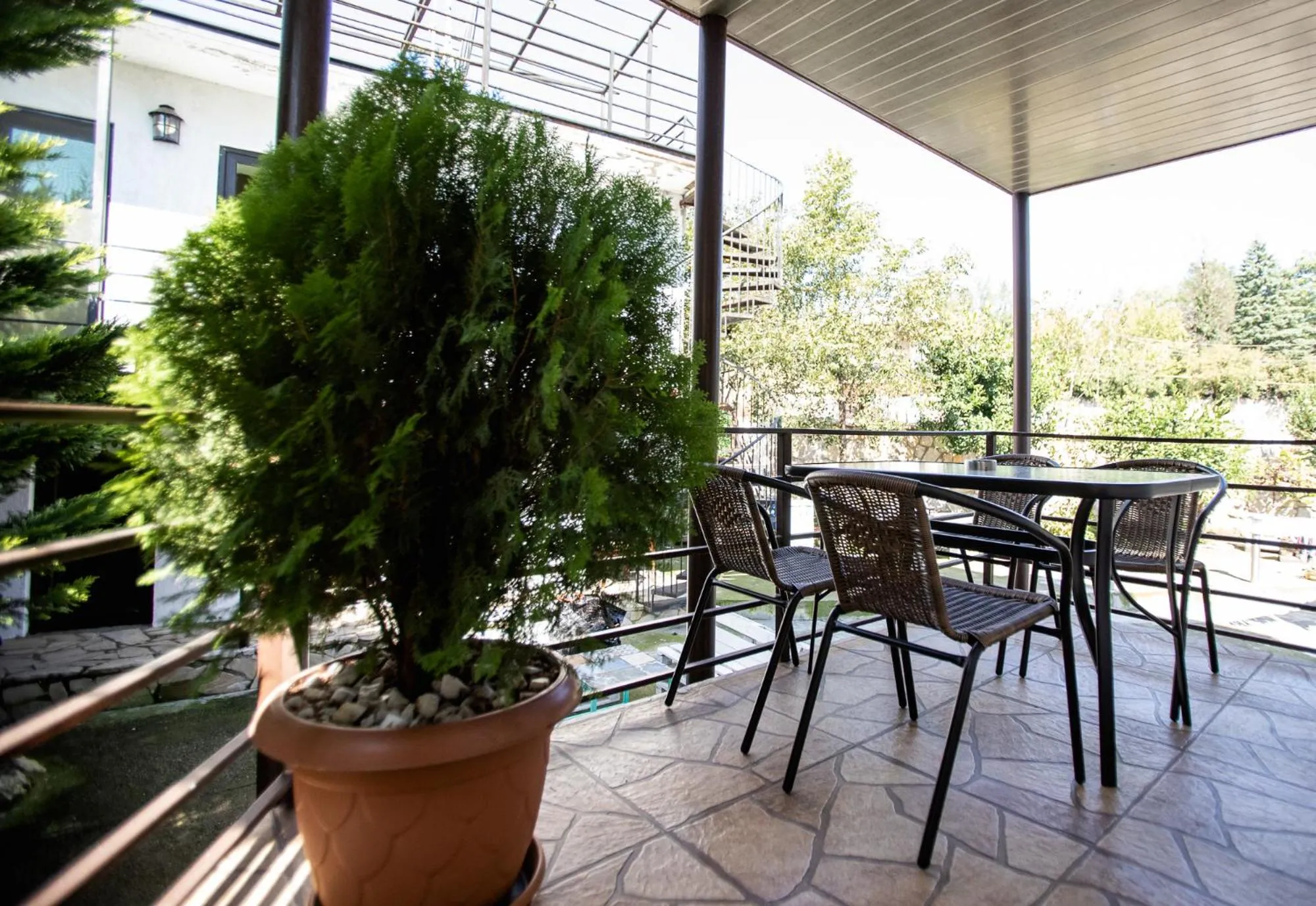 Balcony/Terrace in Hotel History