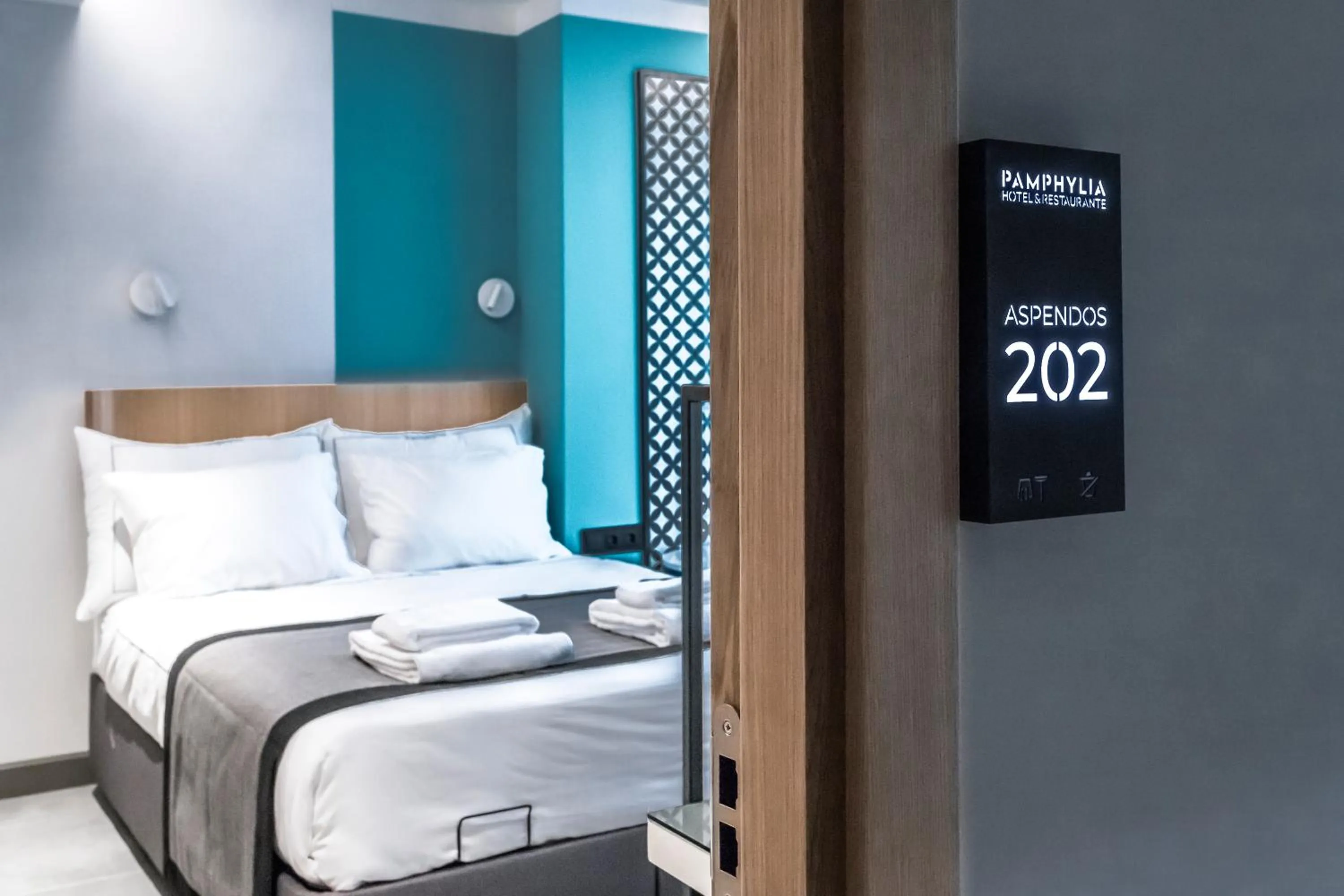 Bed in PAMPHYLIA HOTEL