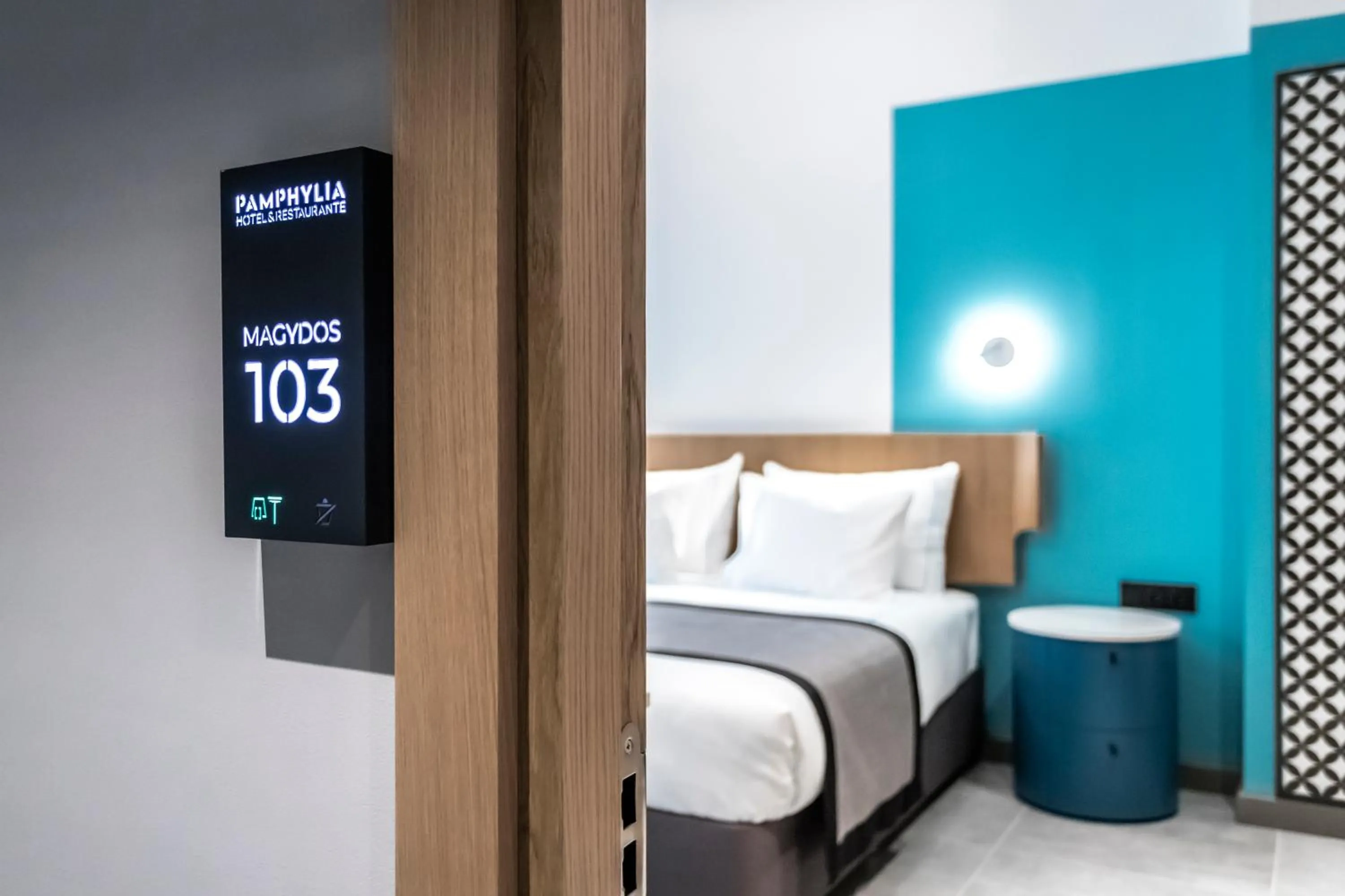 Bed in PAMPHYLIA HOTEL