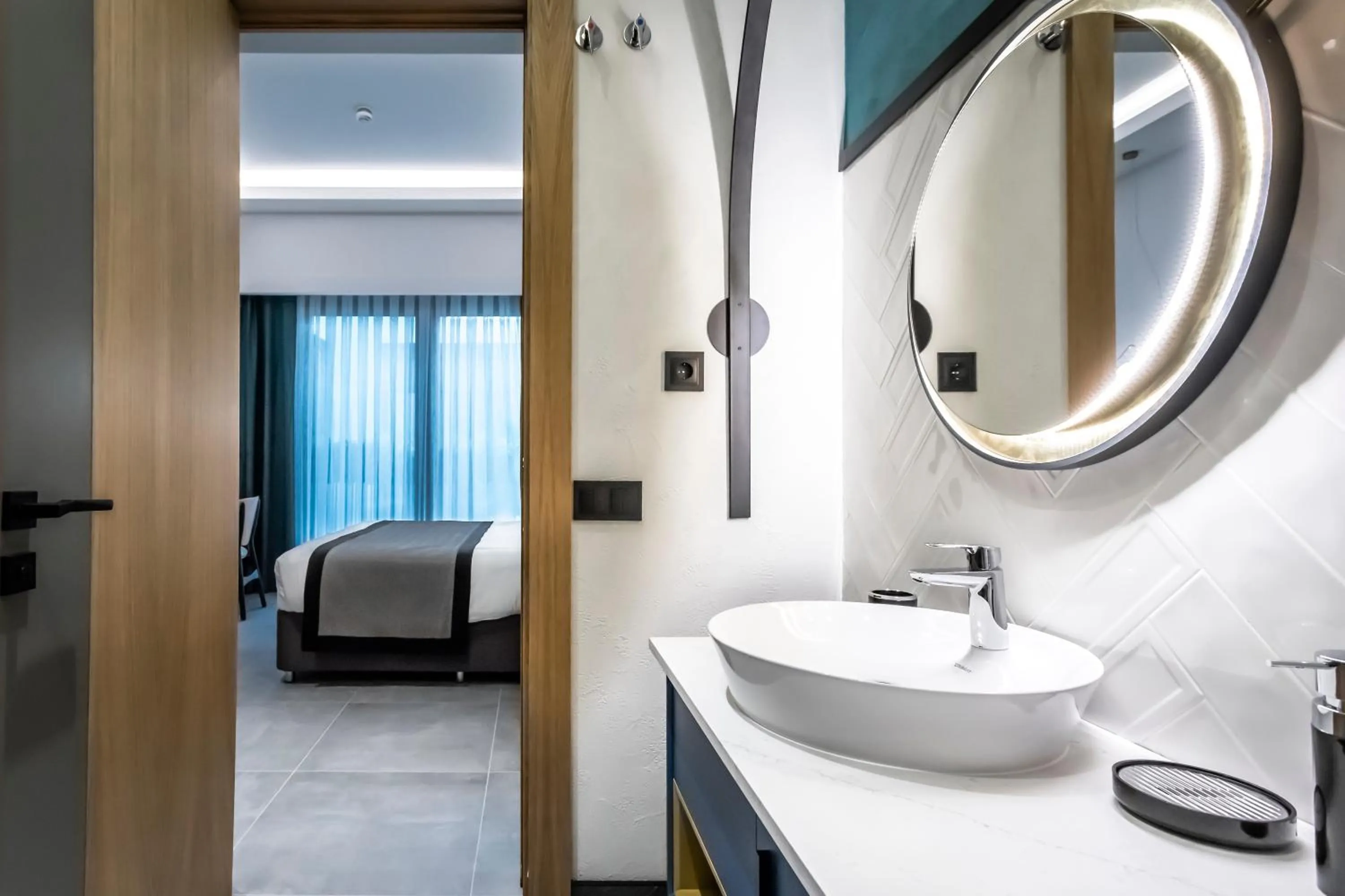 Bed in PAMPHYLIA HOTEL