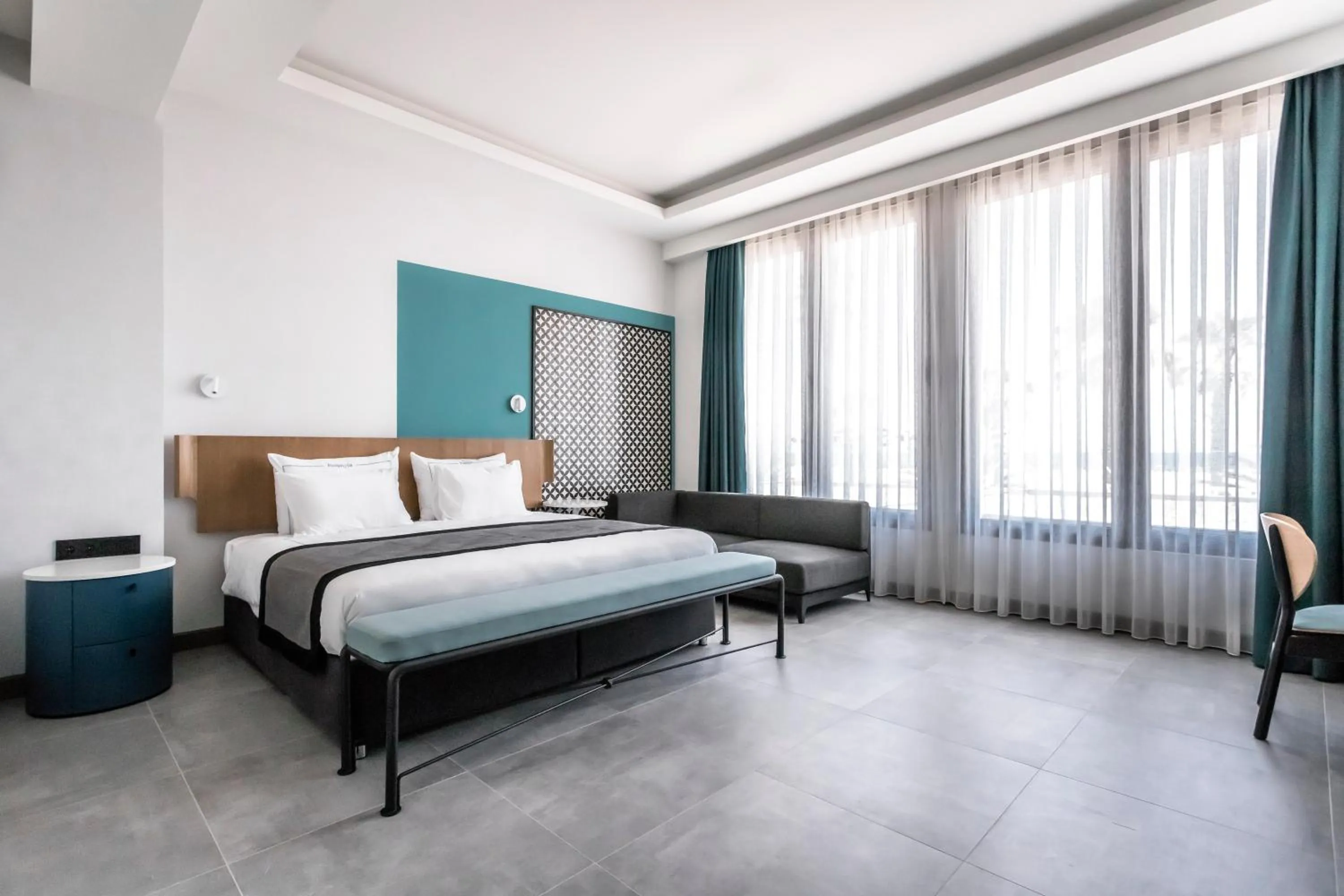 Bed in PAMPHYLIA HOTEL