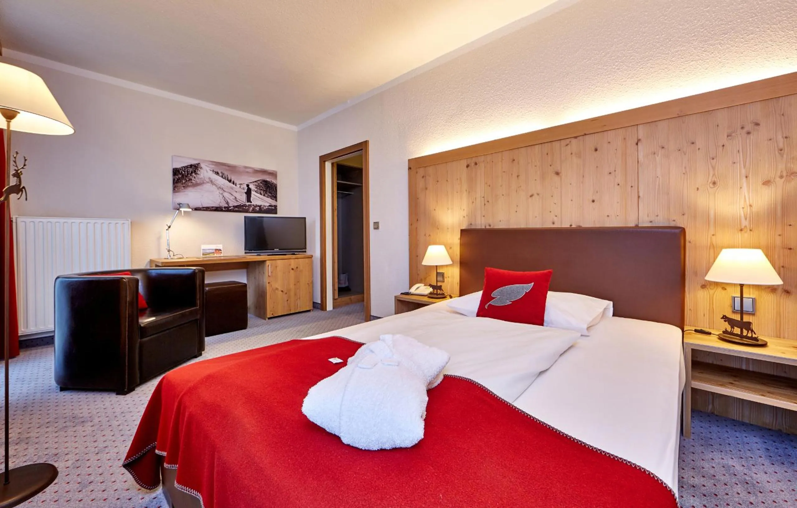 Bed in Hotel Schillingshof