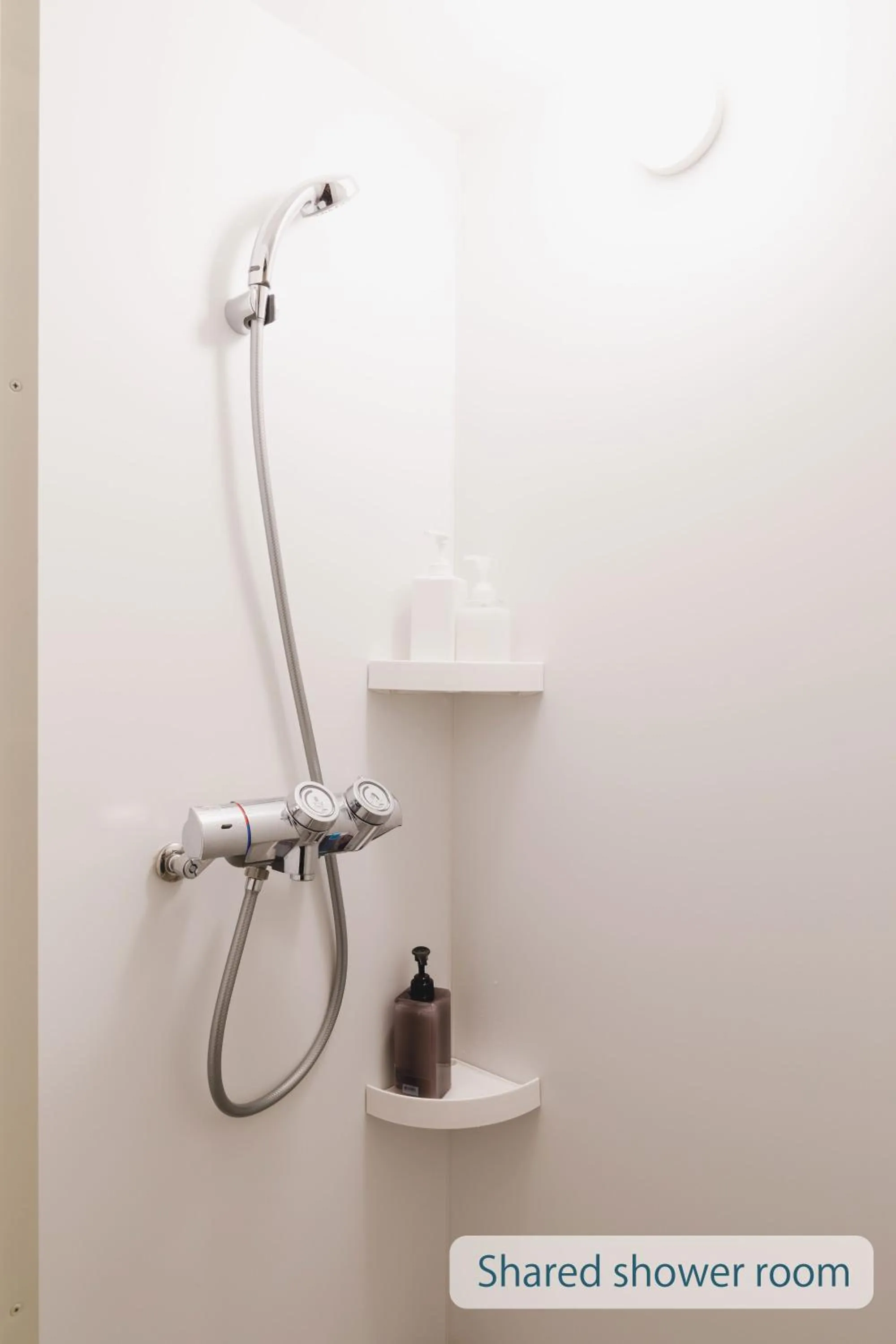 Shower in Couch Potato Hostel