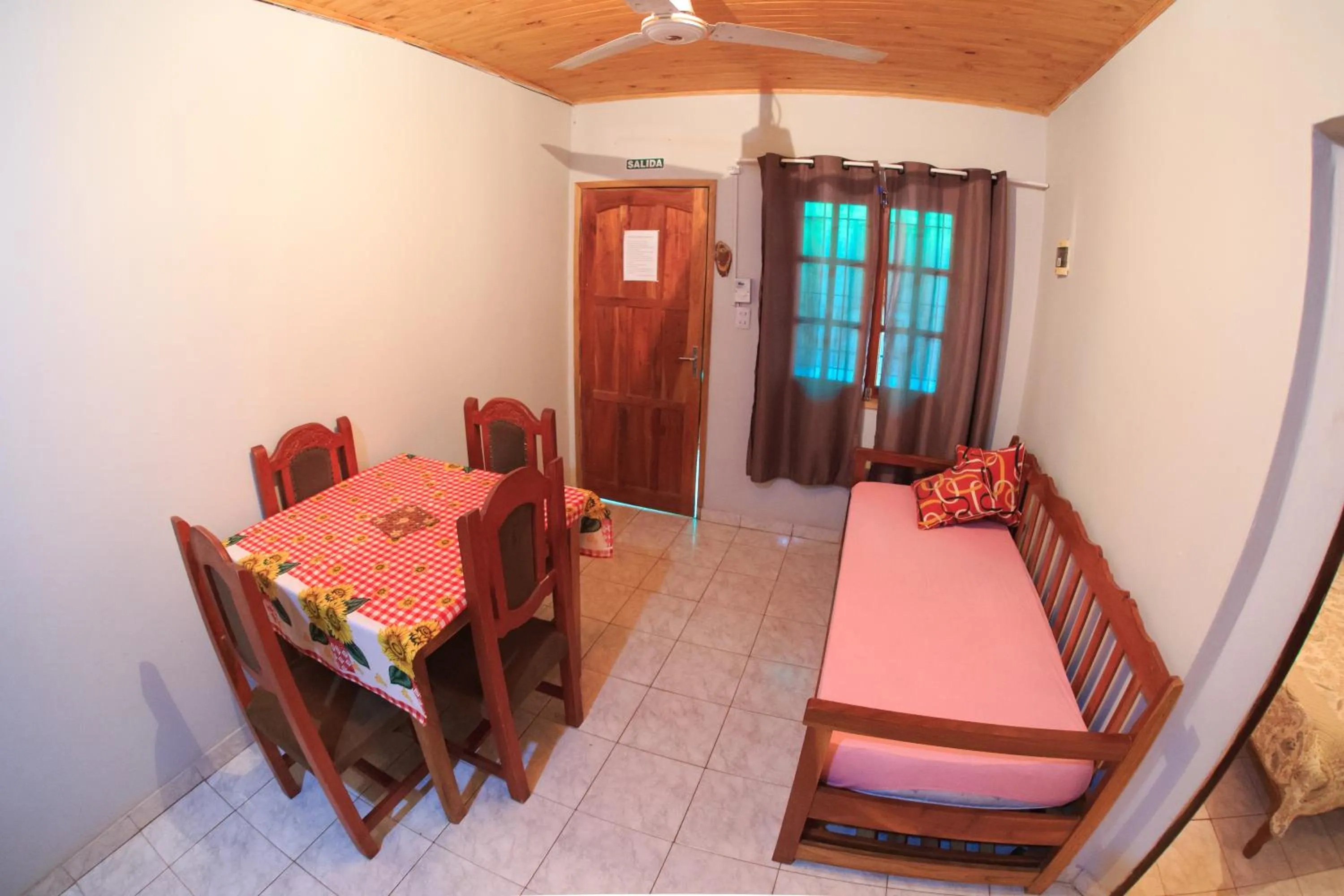 Dining area, Bed in Lo de Carmen Apart