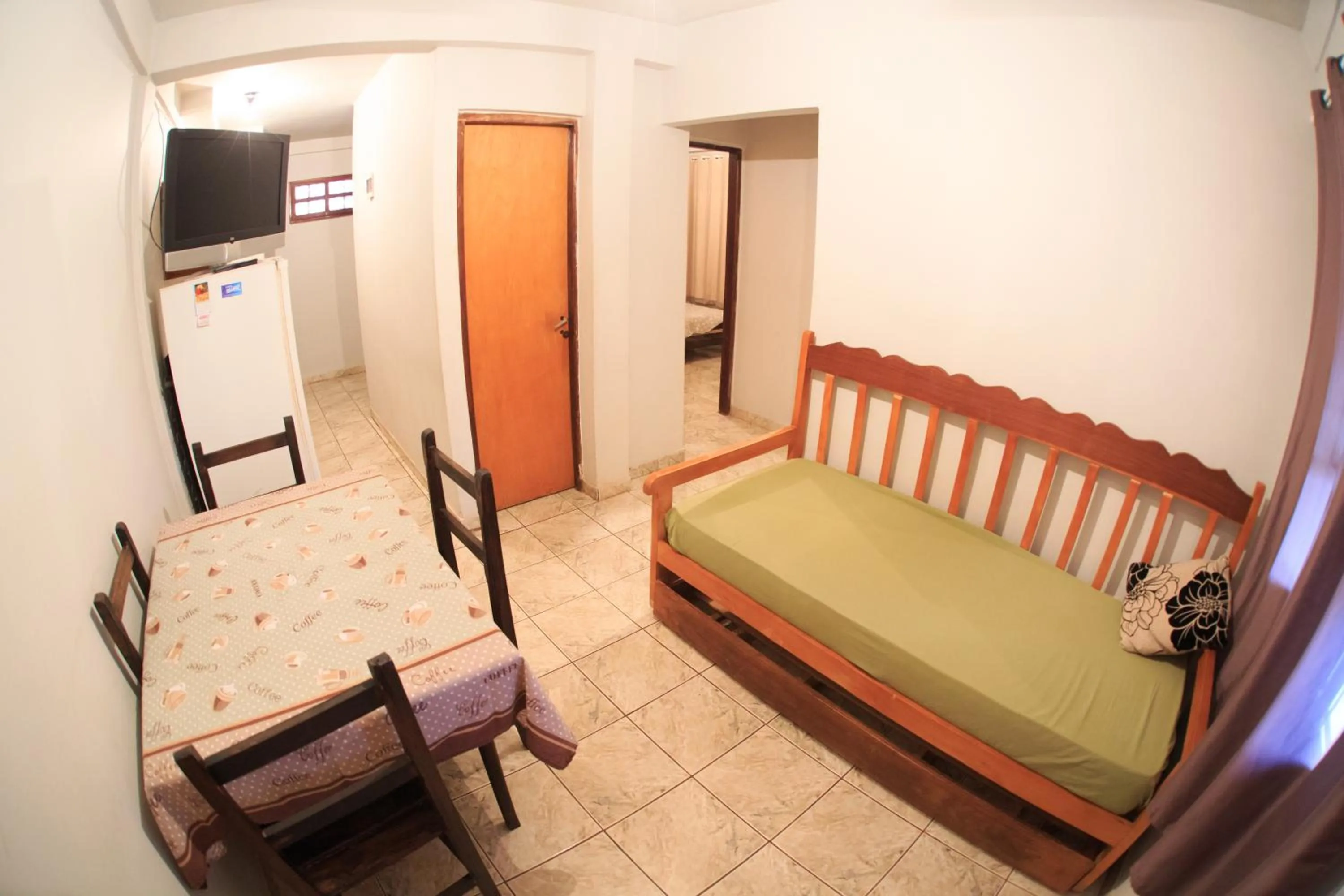 Seating area, Bed in Lo de Carmen Apart