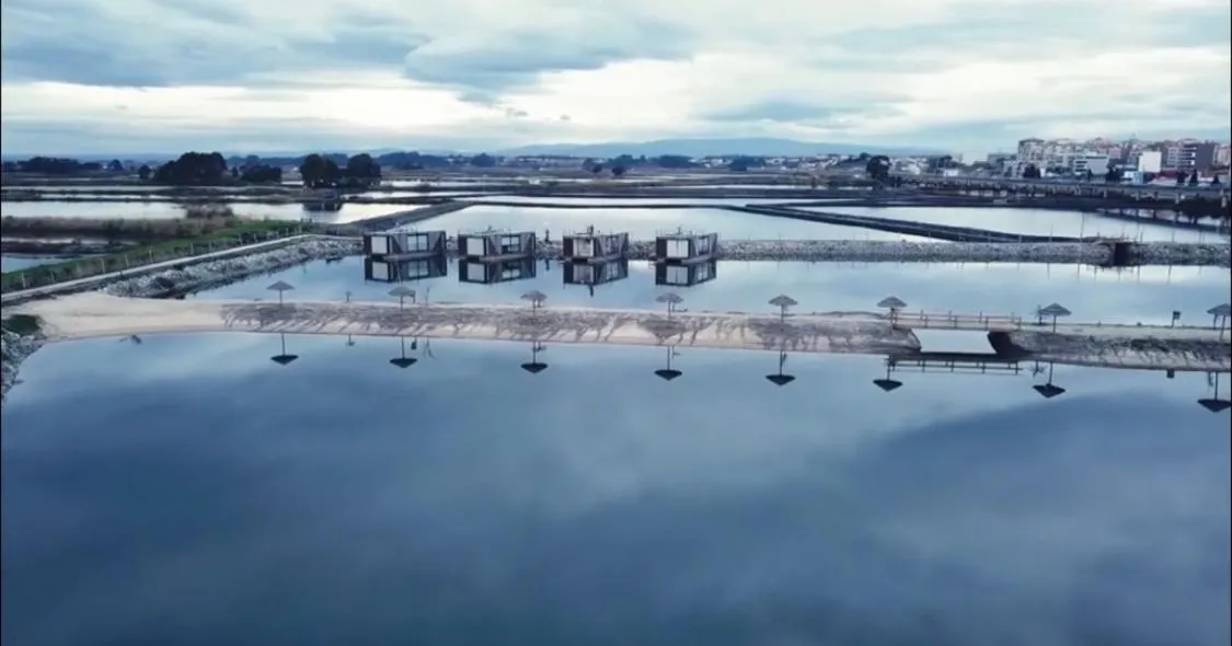 Bird's eye view in Barcos Casa Aveiro
