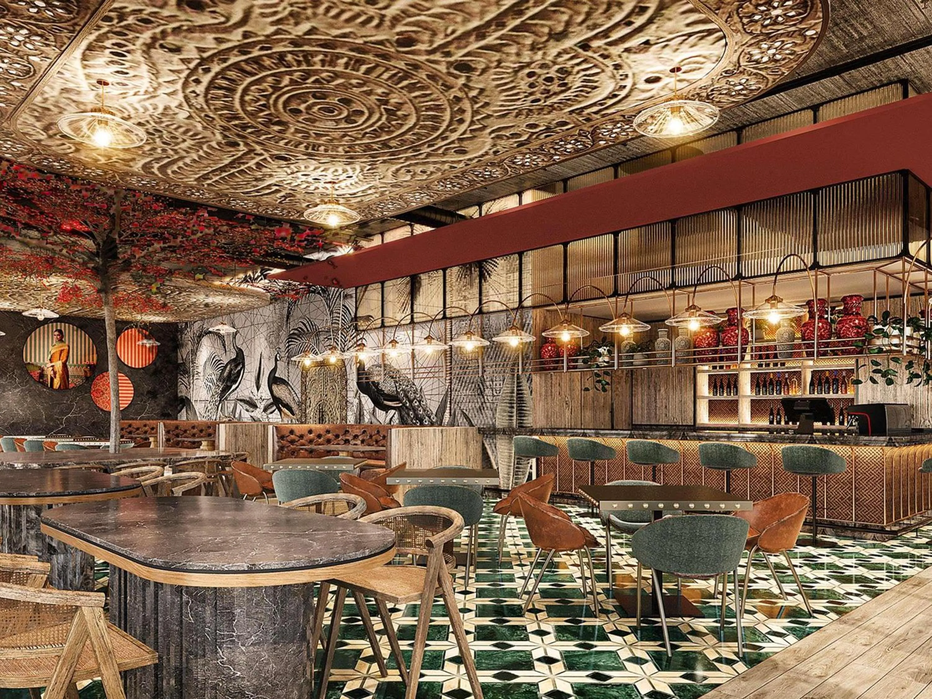 Restaurant/places to eat in Mövenpick Hotel Jumeirah Lakes Towers Dubai