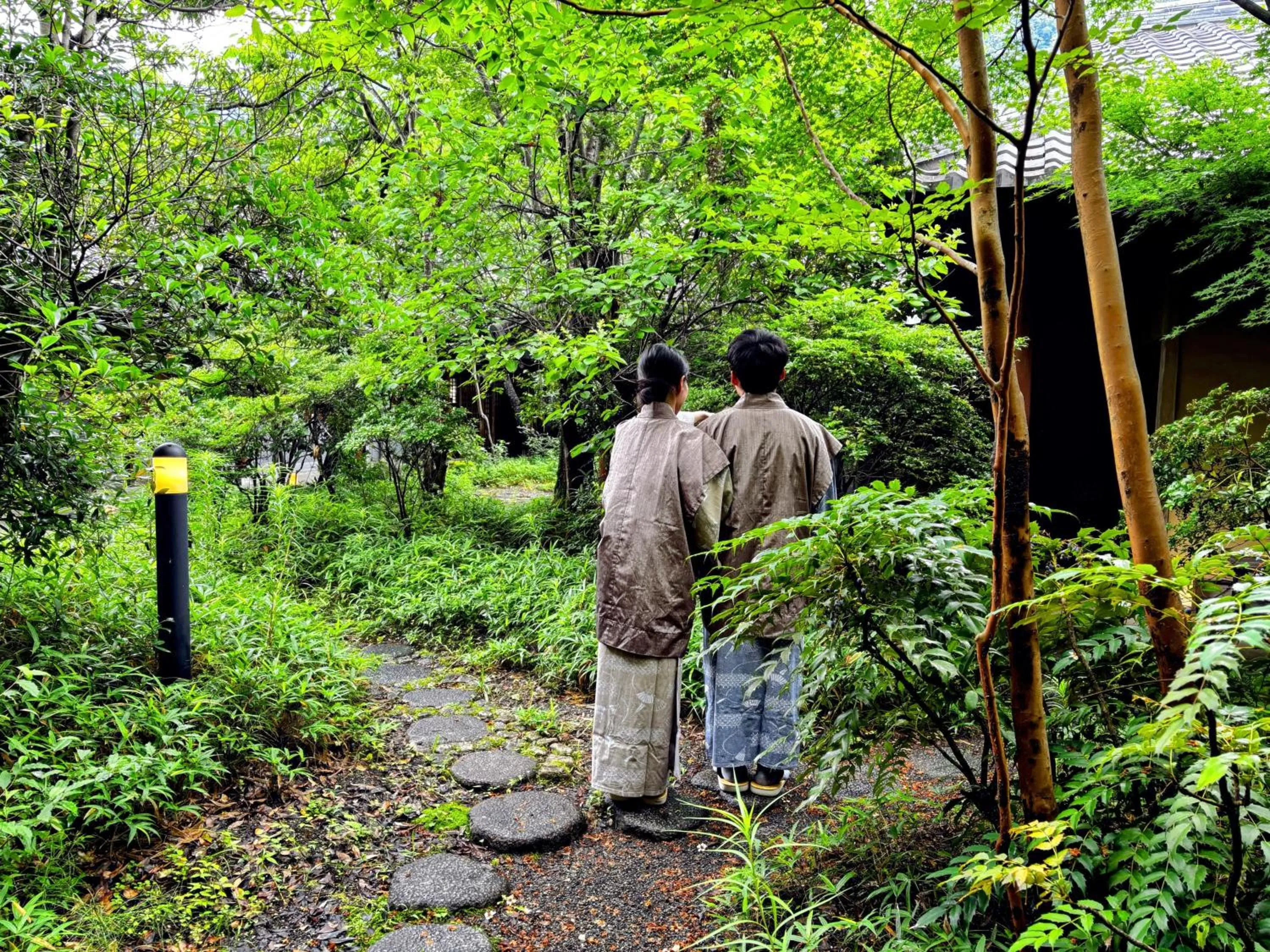 Natural landscape in Yufuin Santoukan
