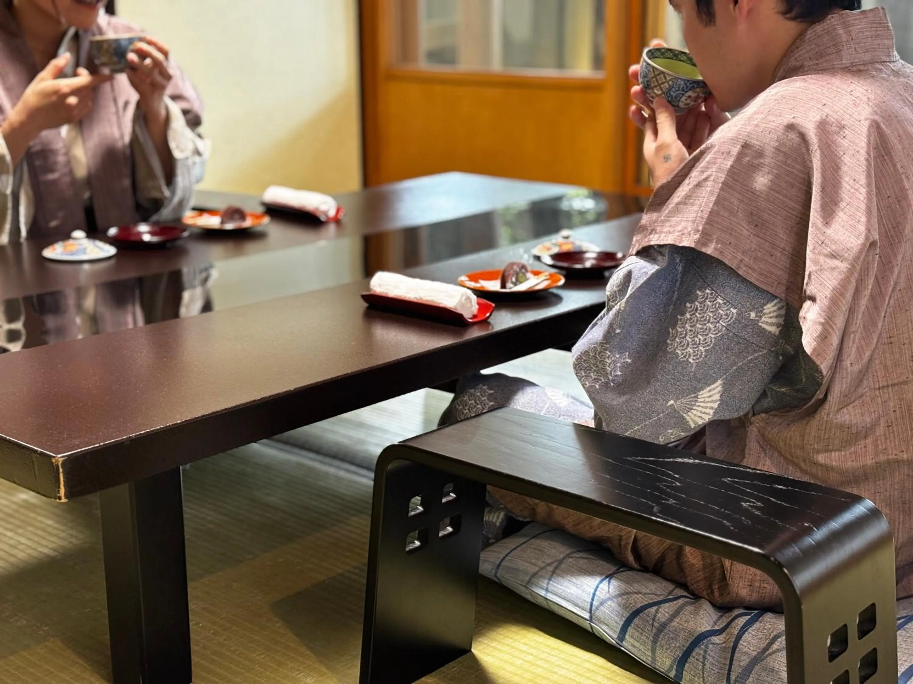 People in Yufuin Santoukan