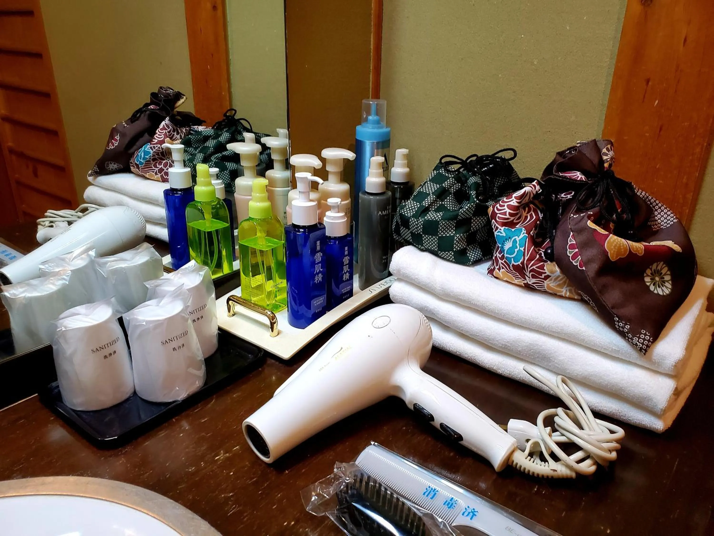 towels in Yufuin Santoukan