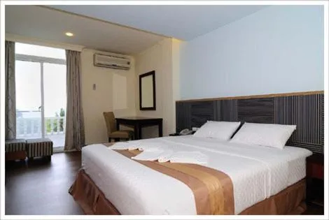 Photo of the whole room, Bed in Airai Water Paradise Hotel & Spa