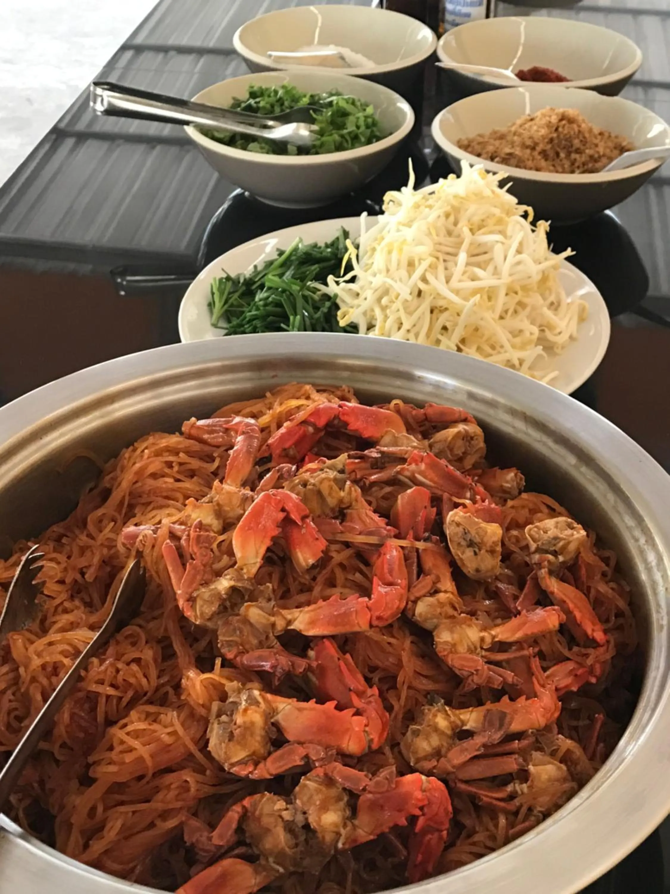 Breakfast in Sangtong Beach Resort