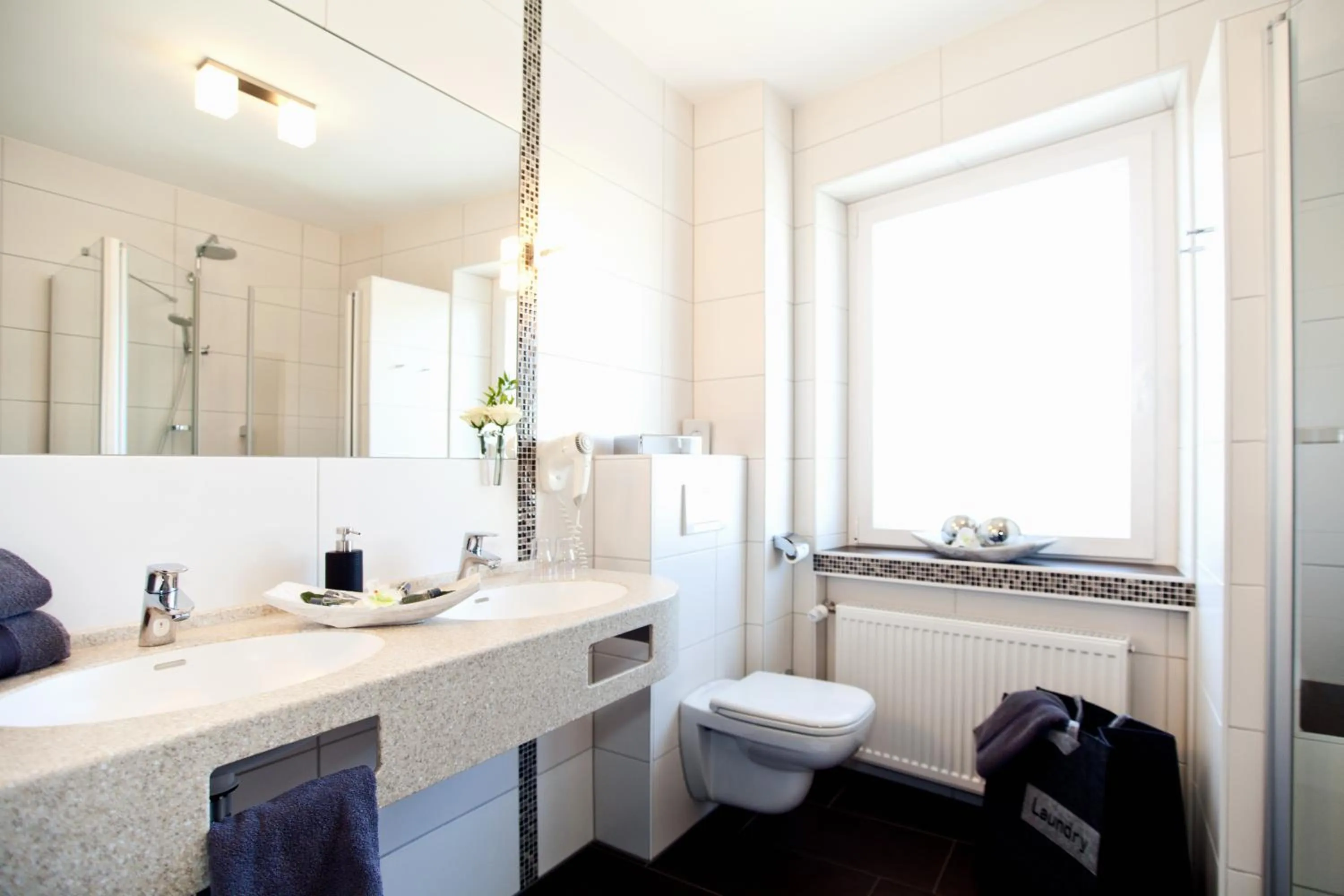 Bathroom in Hotel Strauss