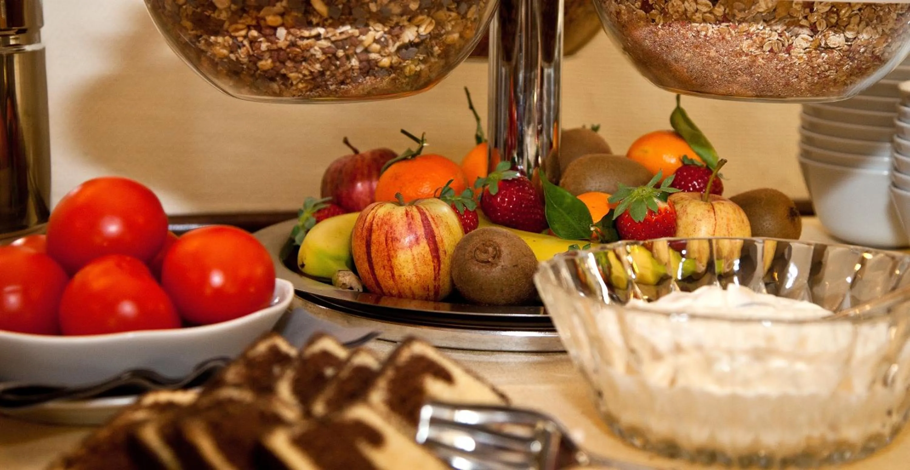 Food close-up in Hotel Strauss