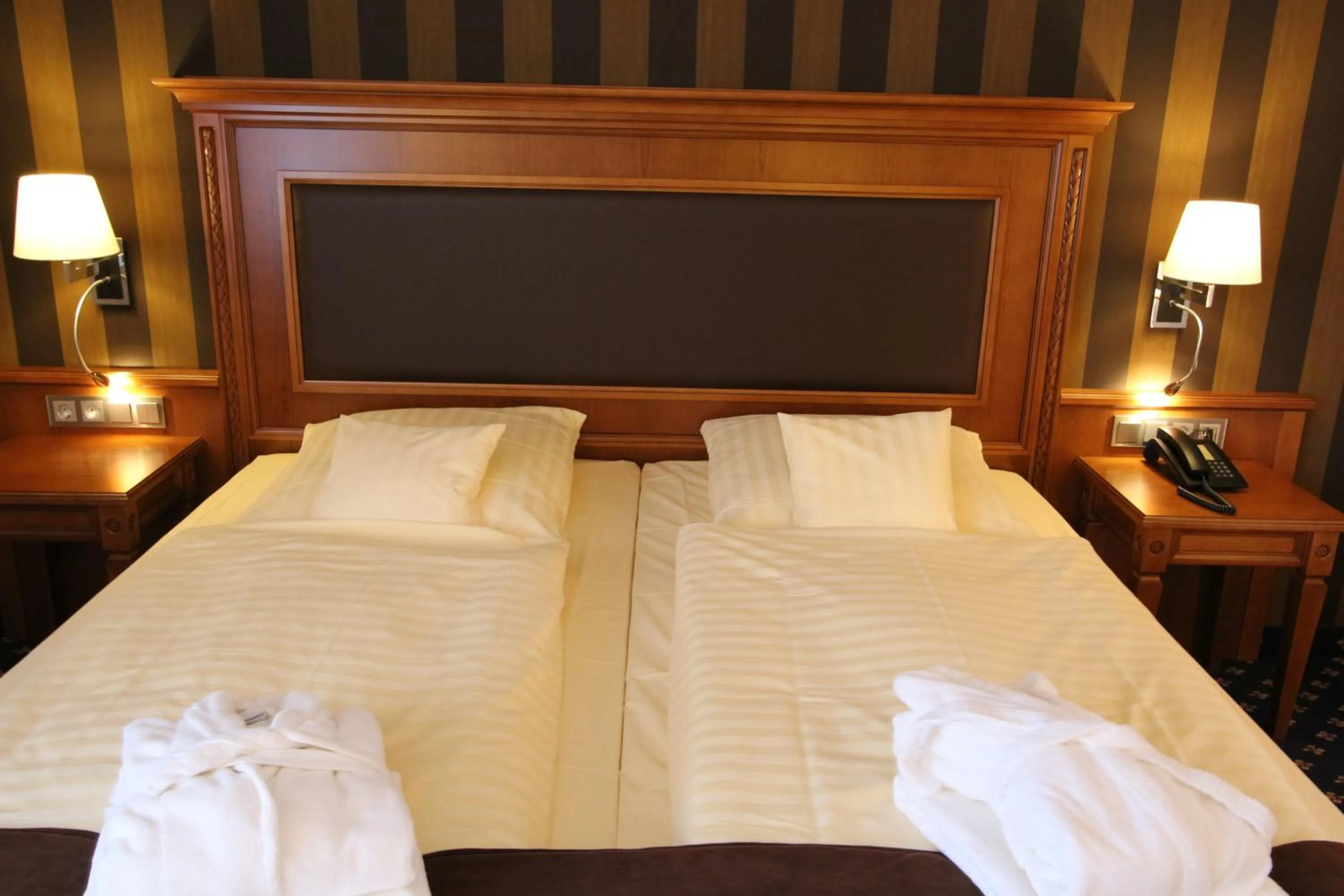 Decorative detail, Bed in Eden-Hotel