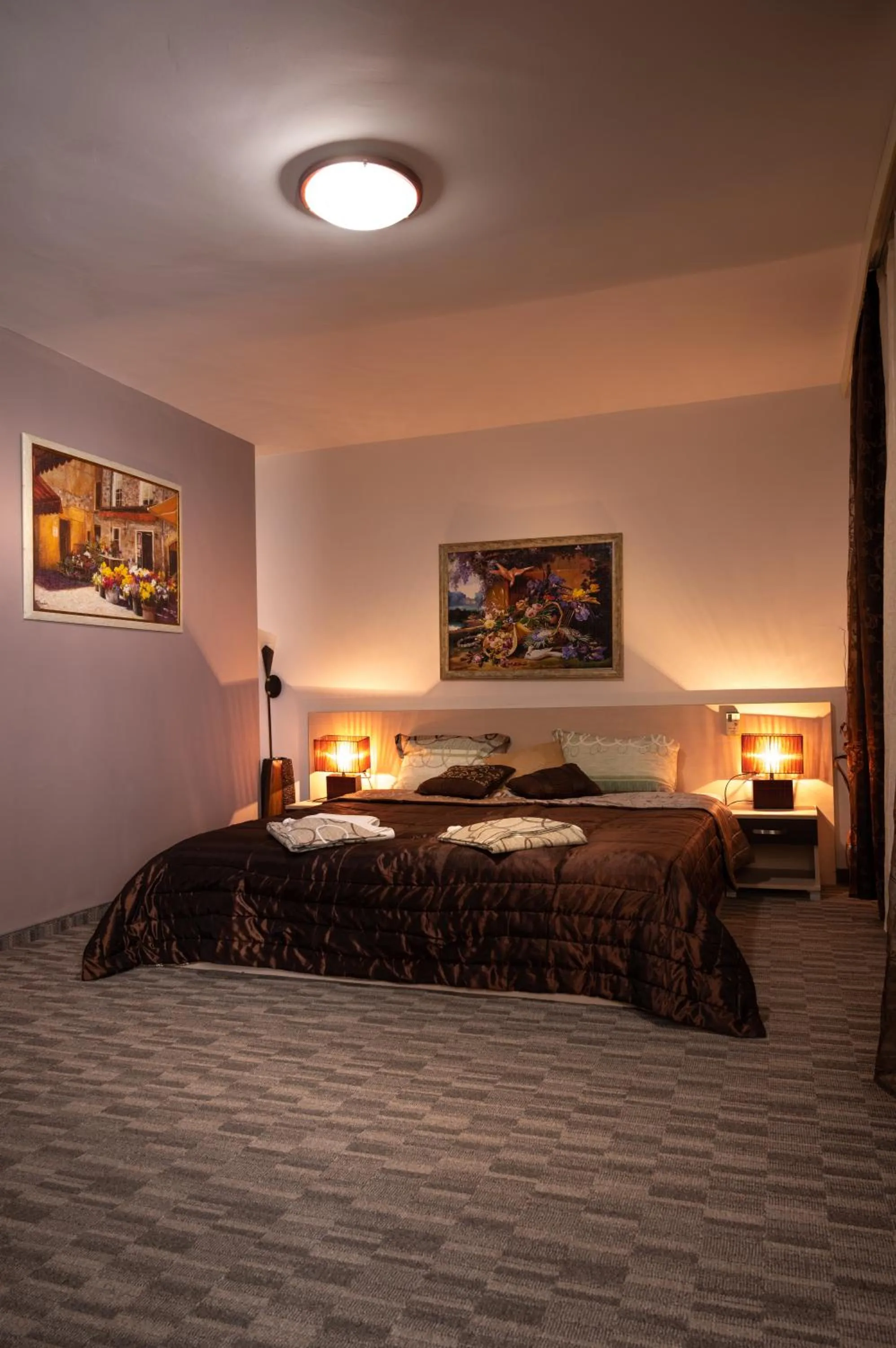 Bed in Kalypso Hotel