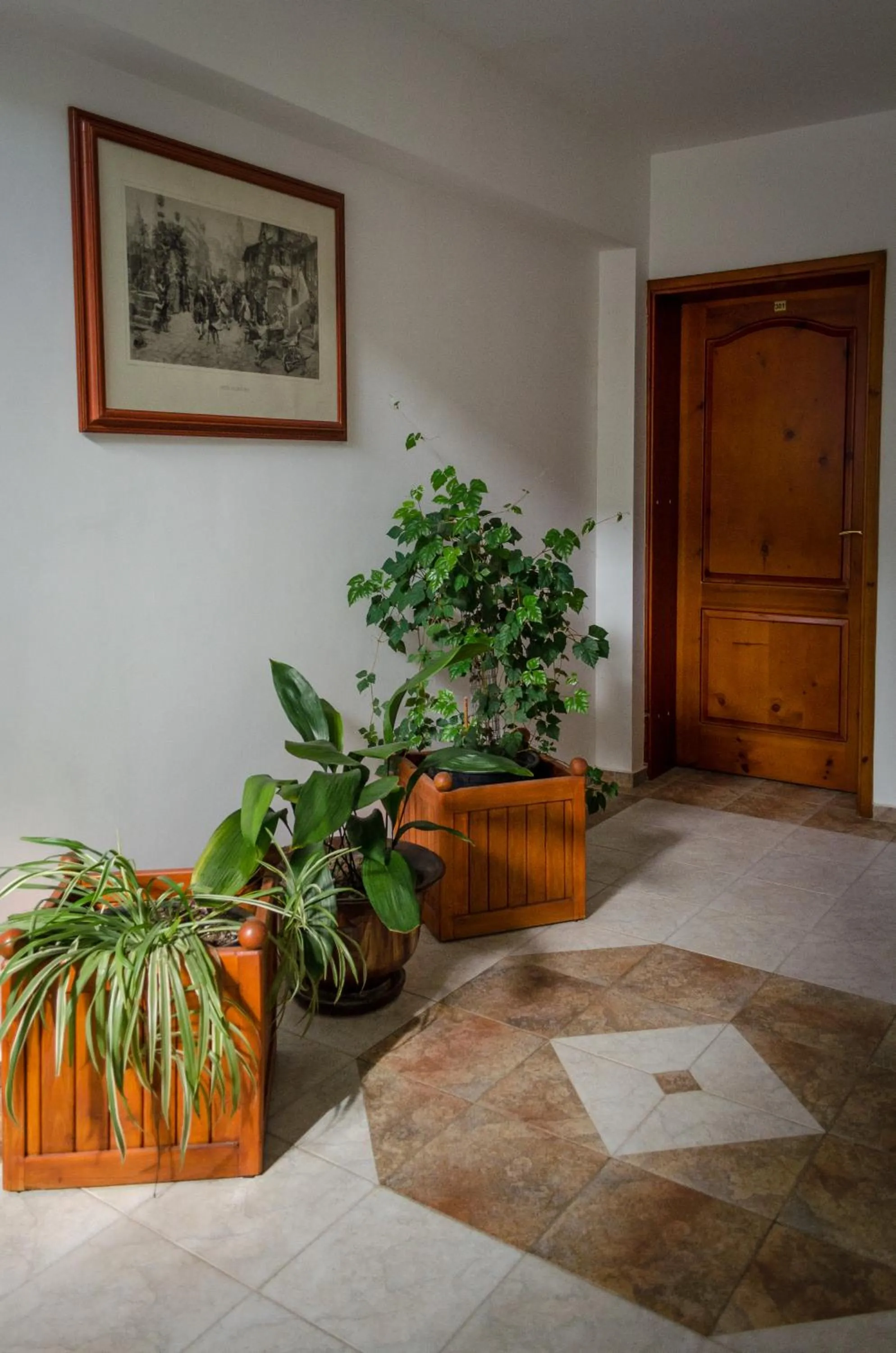 Decorative detail in Kalypso Hotel