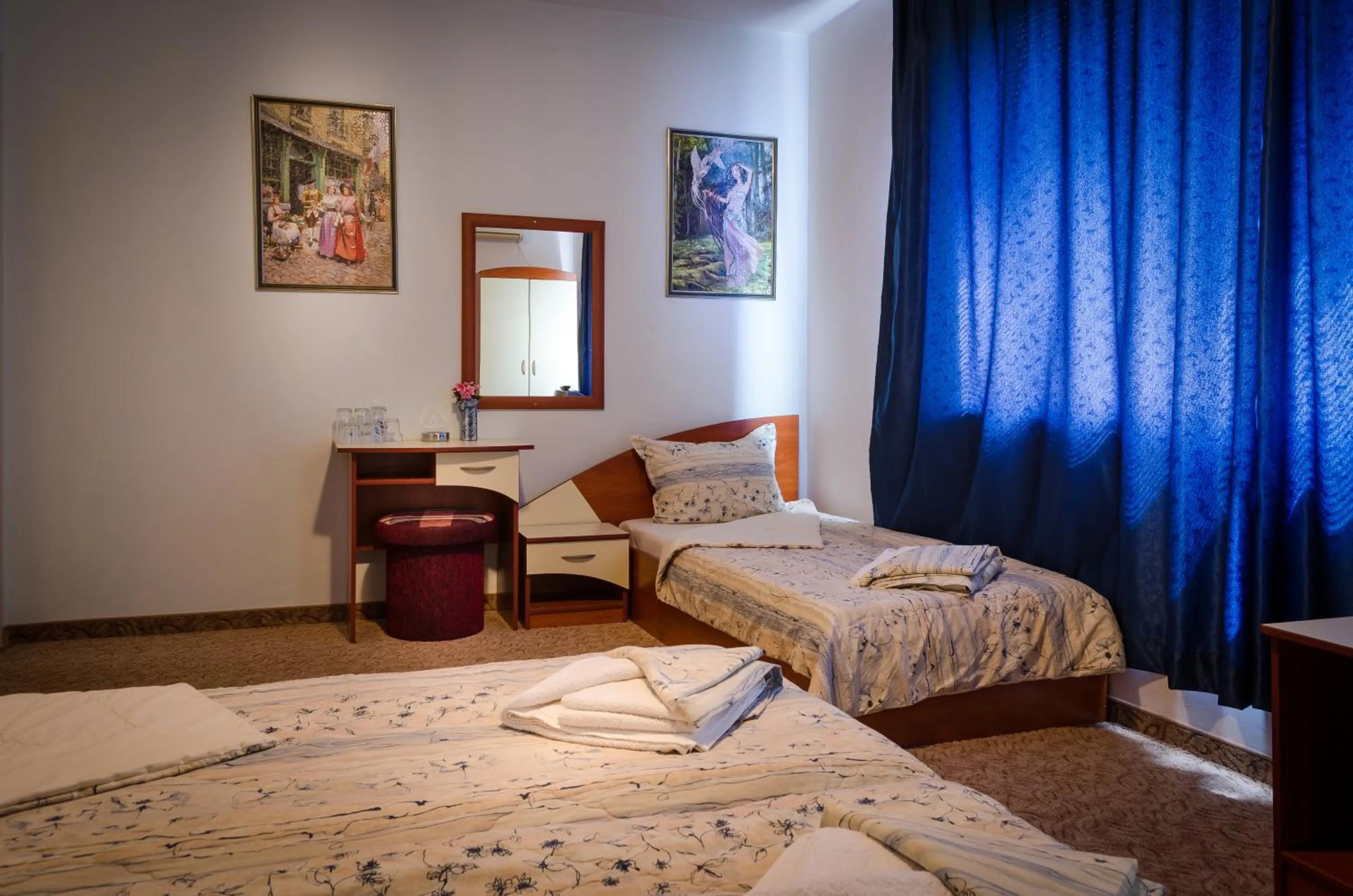 Bed in Kalypso Hotel