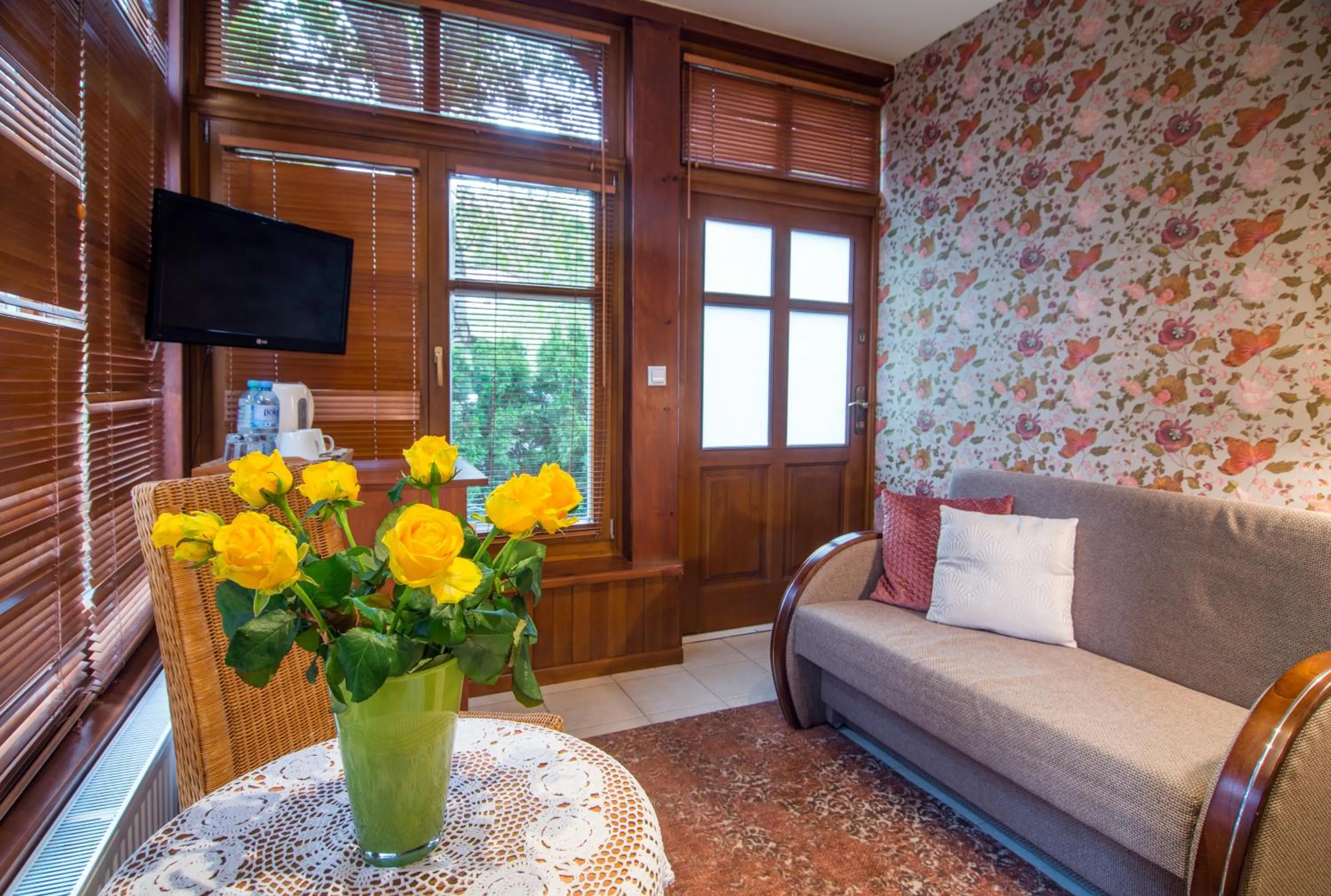 Seating area in Hotel Dwa Księżyce