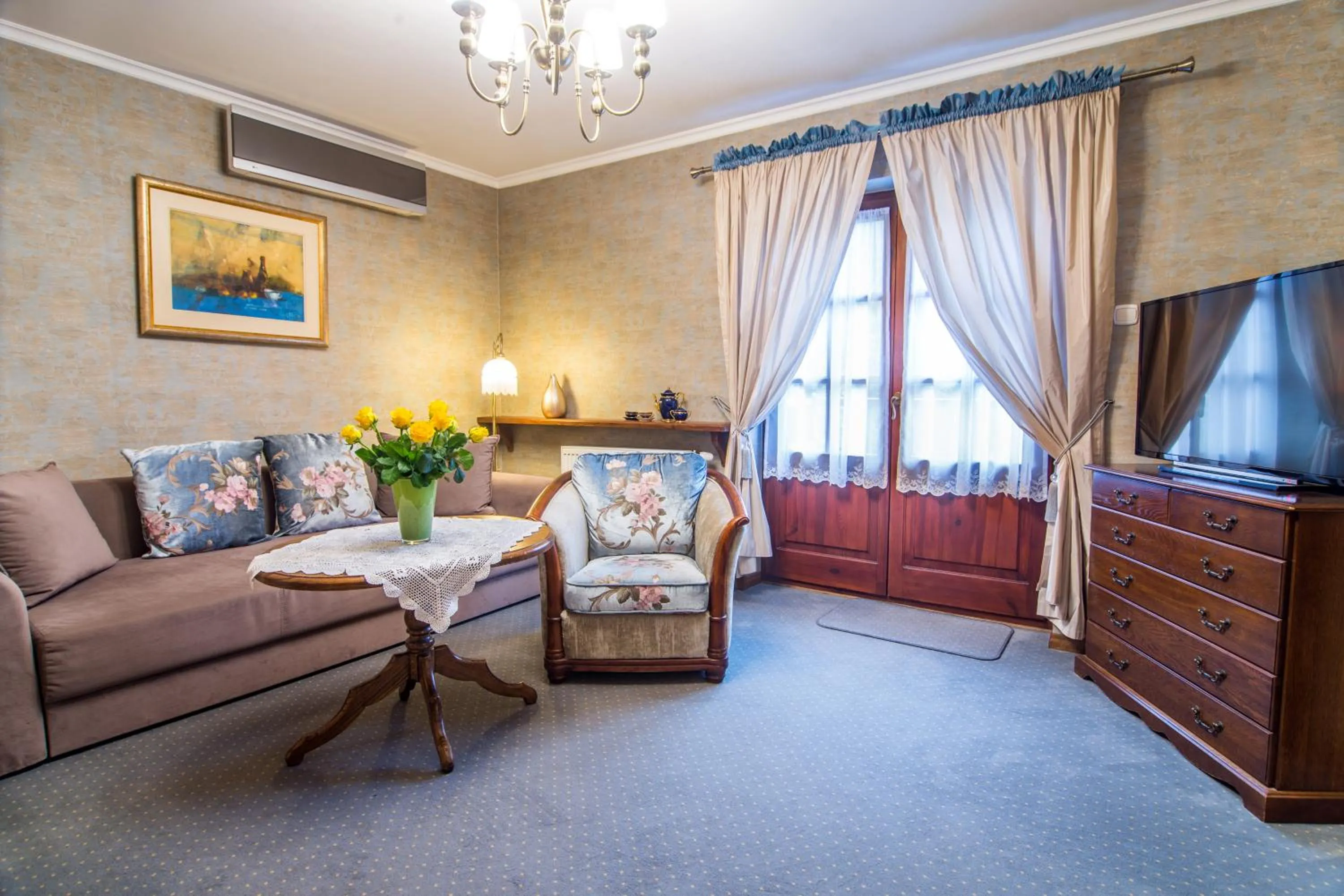 Living room in Hotel Dwa Księżyce