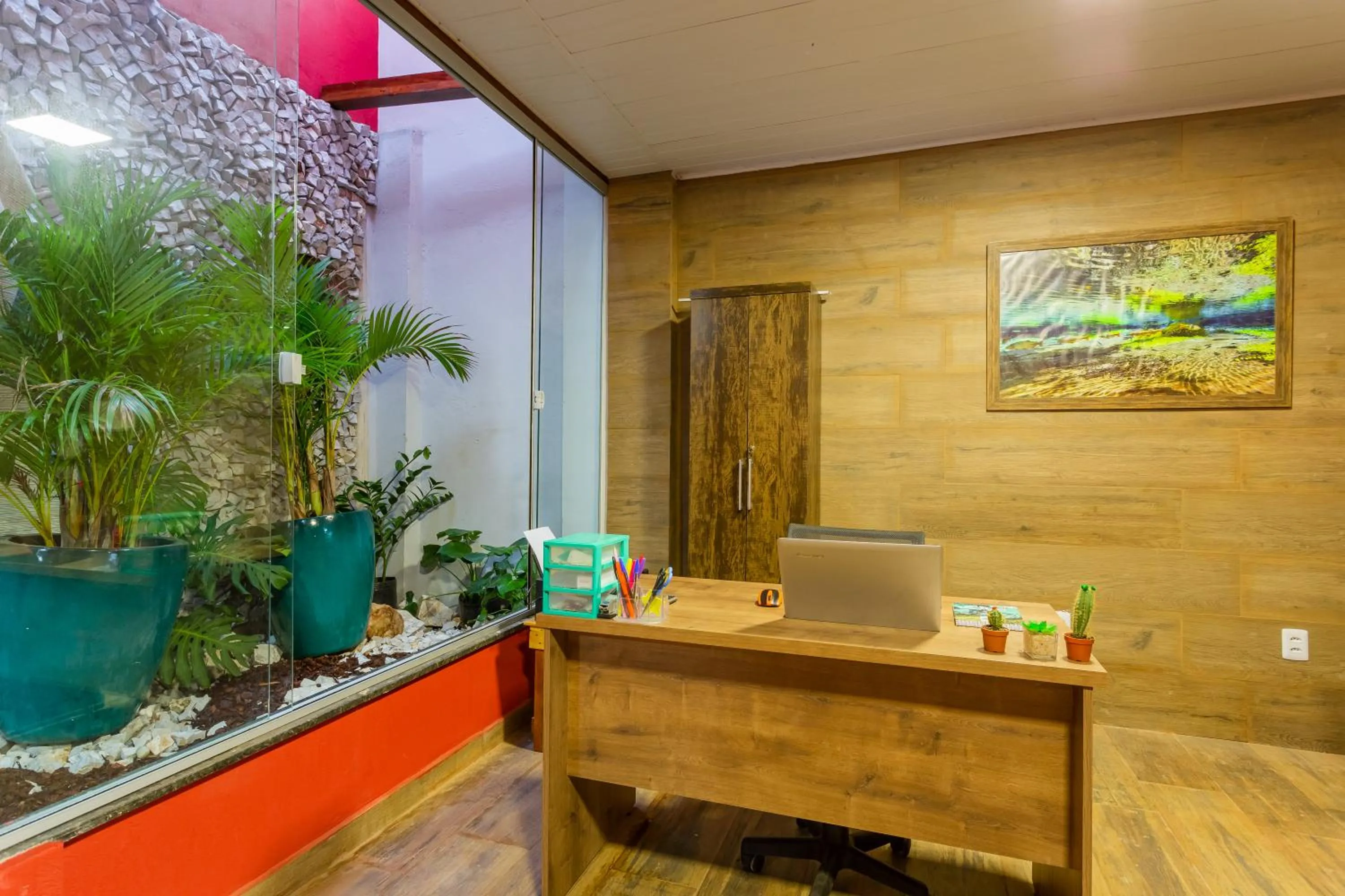 Lobby or reception in POUSADA SALOME